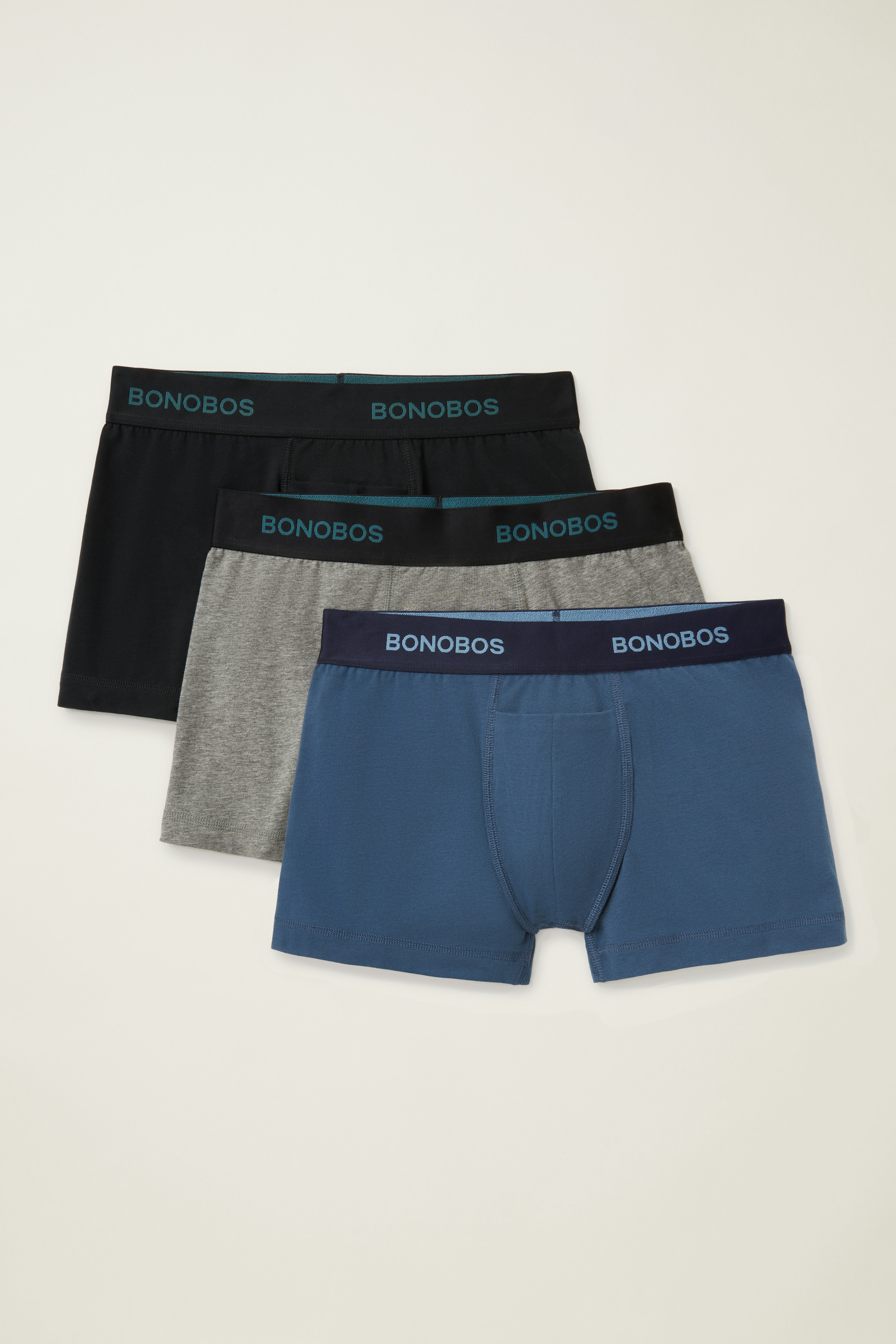 Supersoft Underwear 3-Pack black grey blue