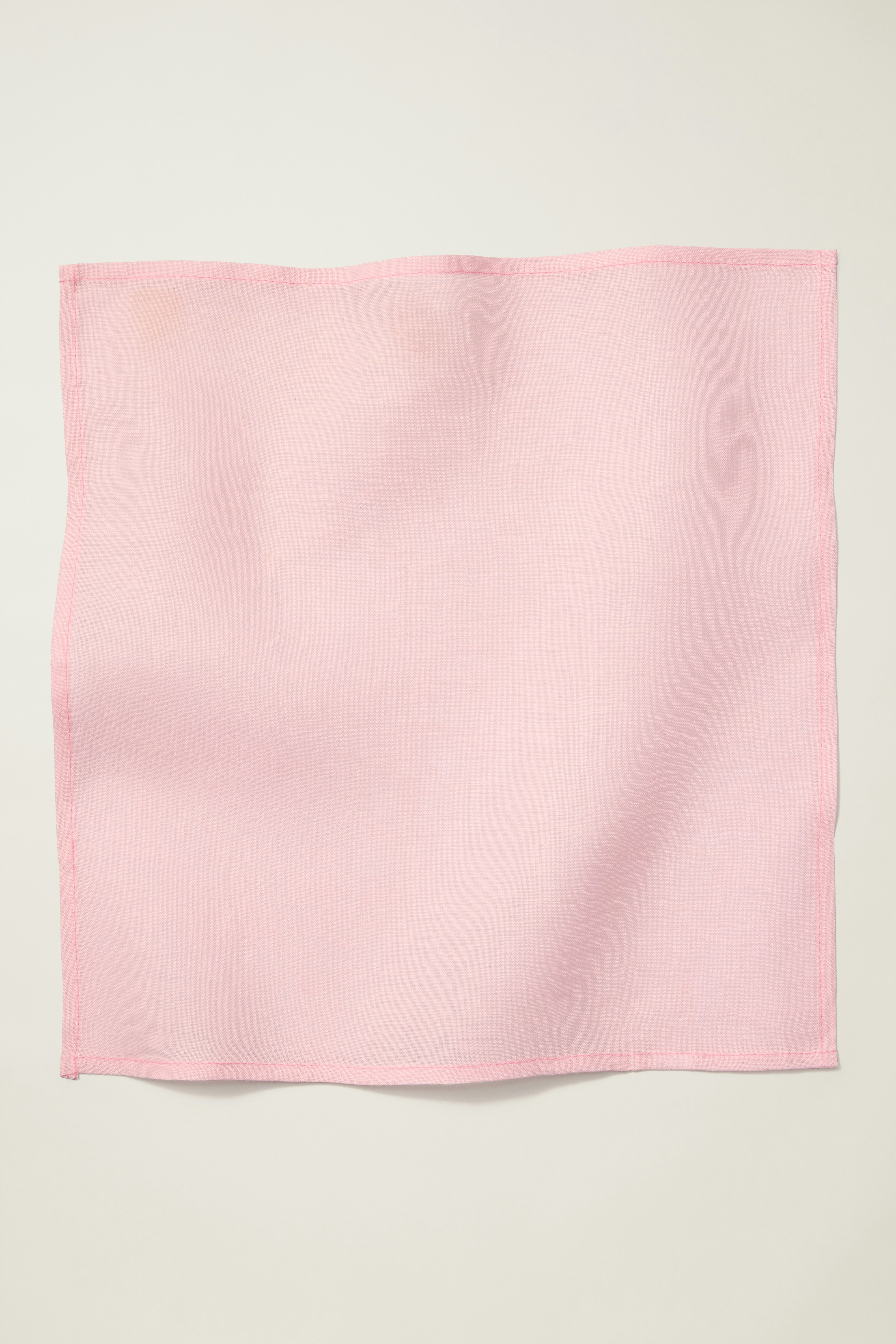 Premium Pocket Square blossom pink linen