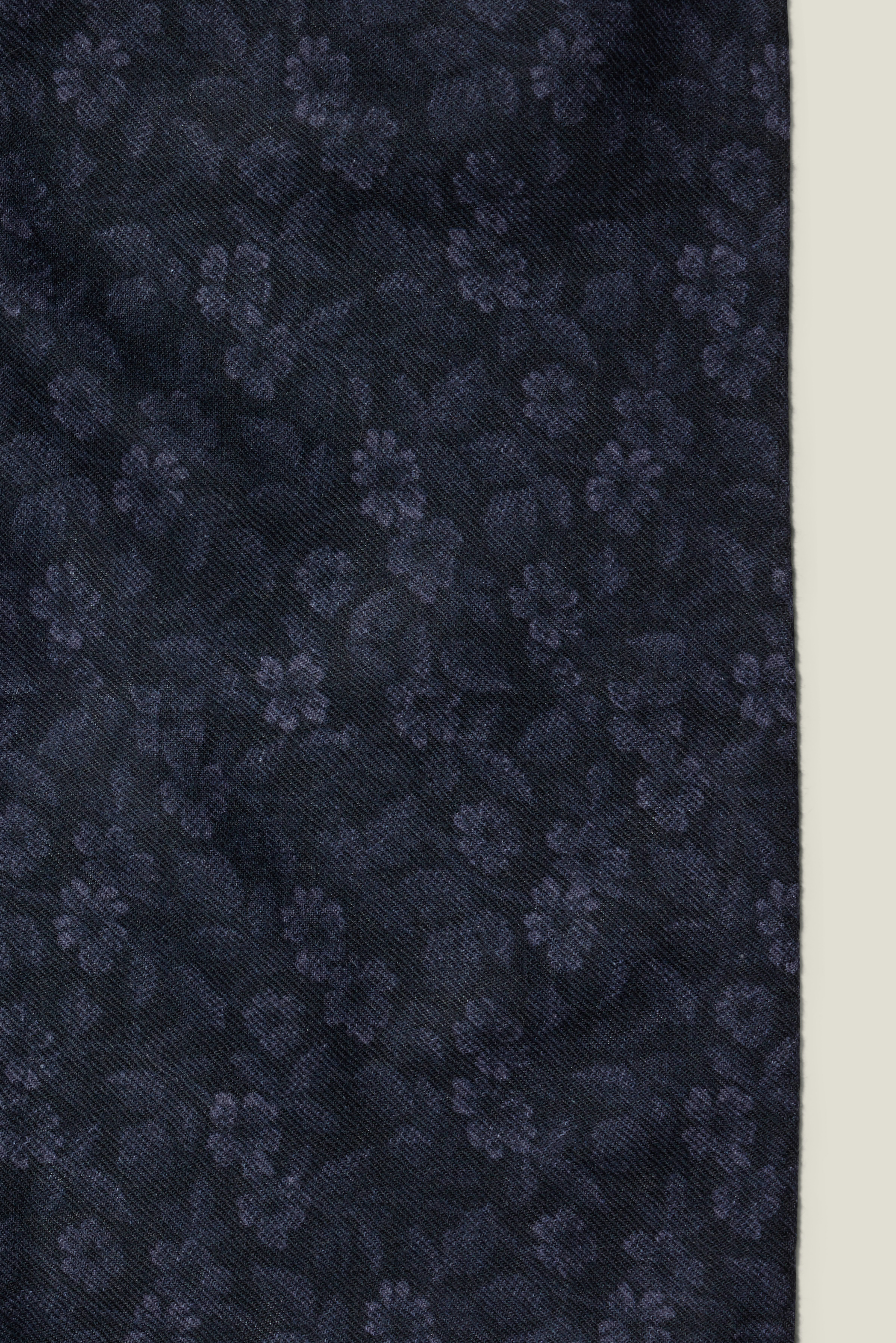 Premium Pocket Square blue perugia floral