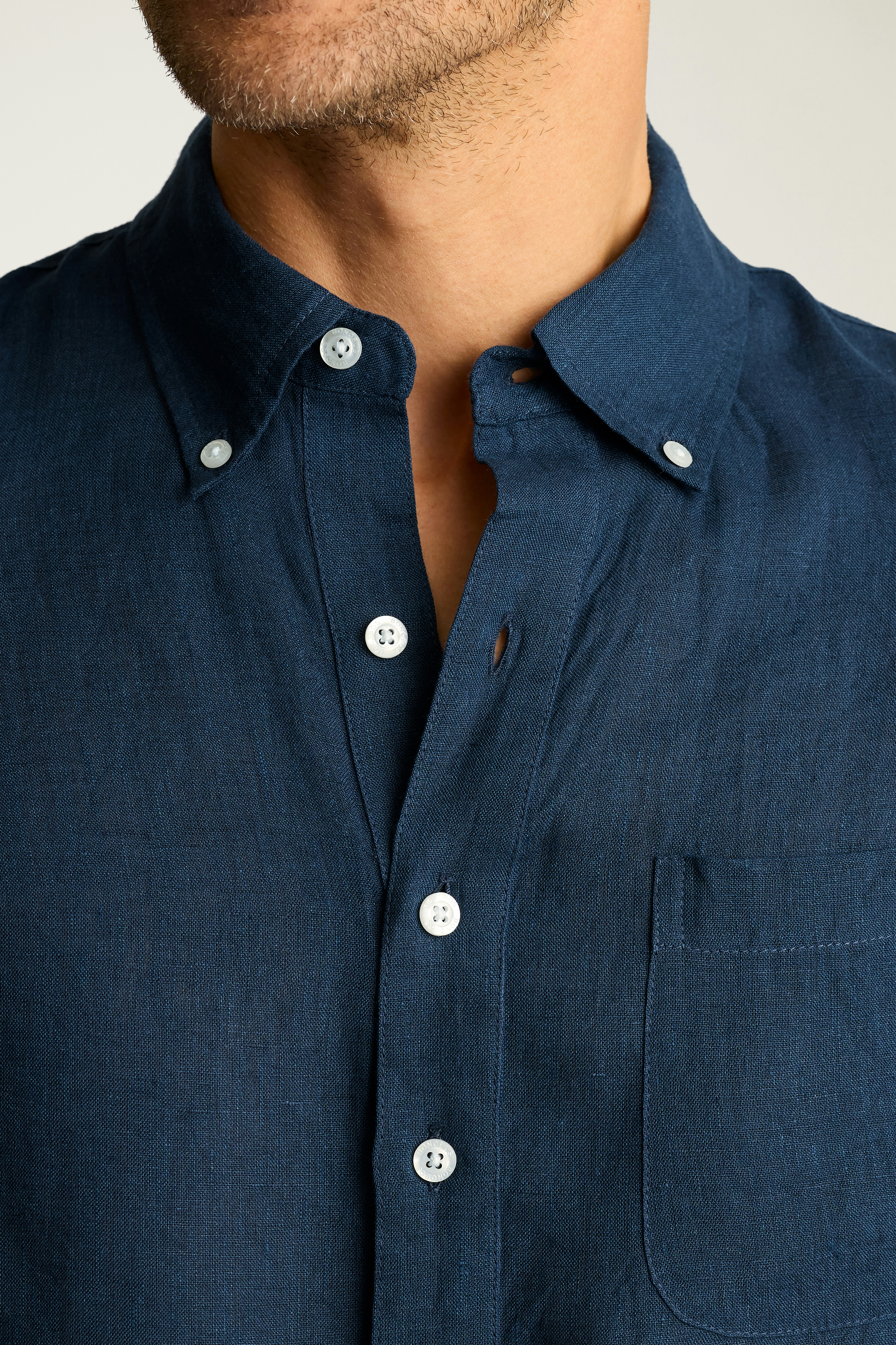 Everyday Linen Popover navy blue