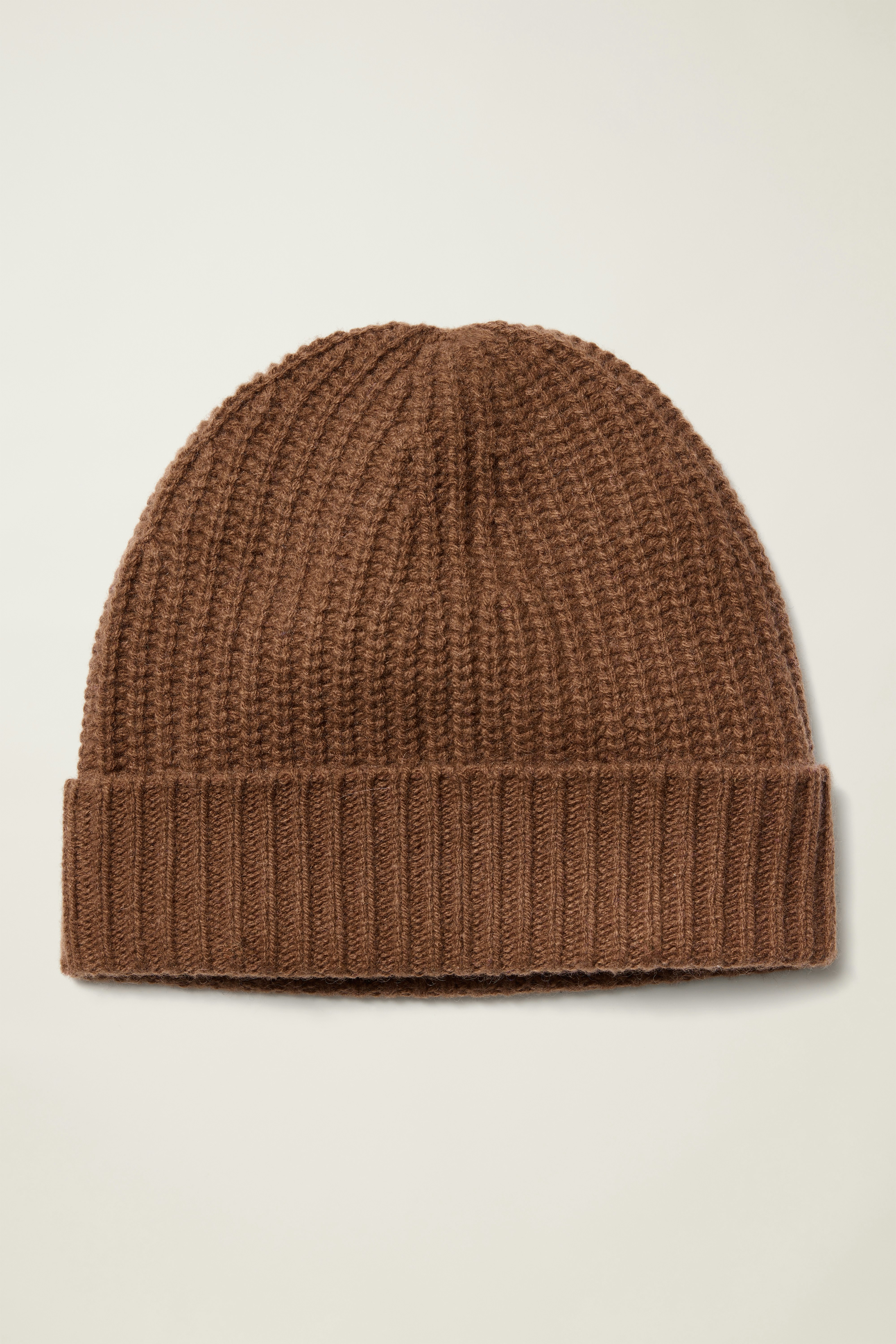 Italian Cashmere Beanie brown