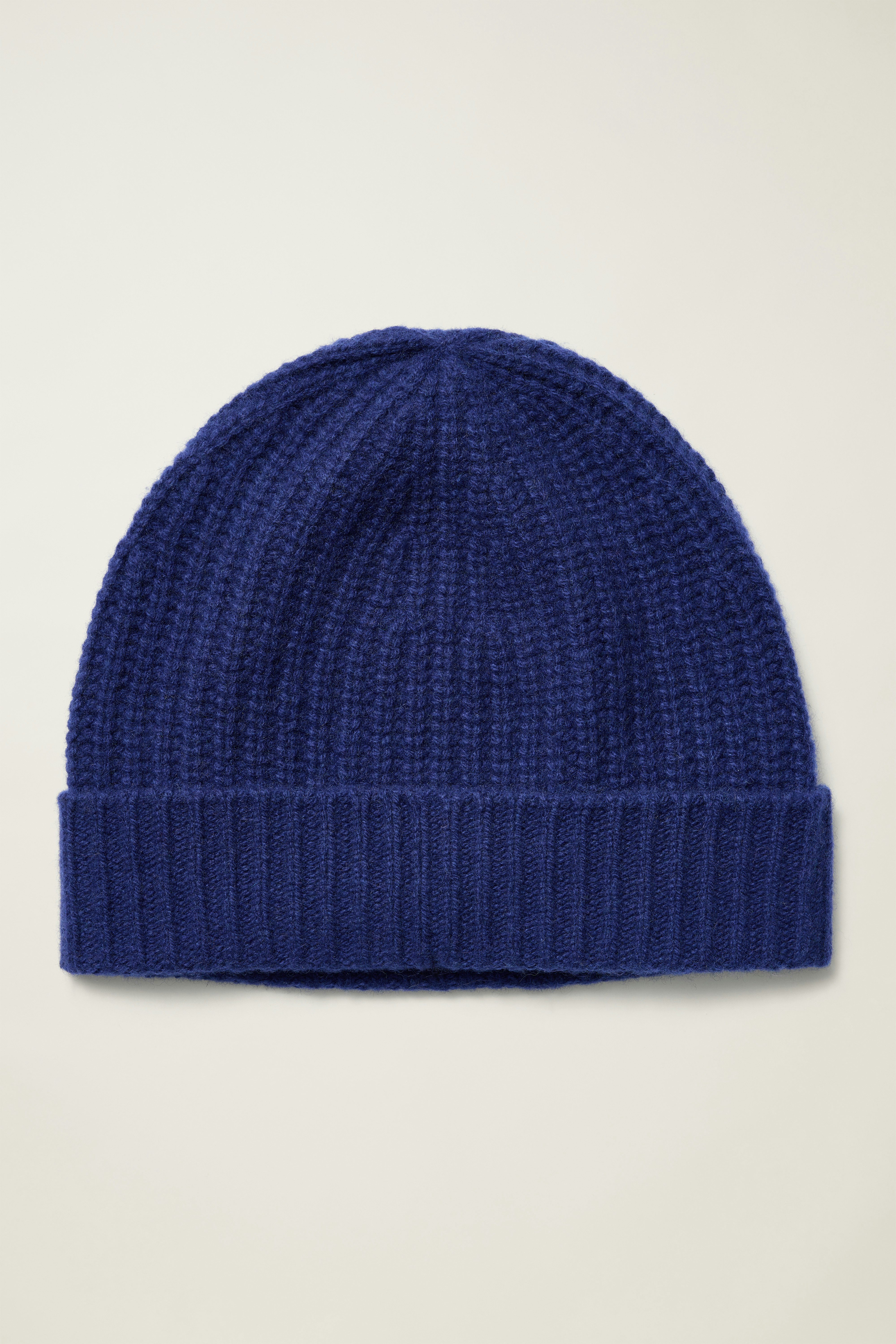 Italian Cashmere Beanie royal blue