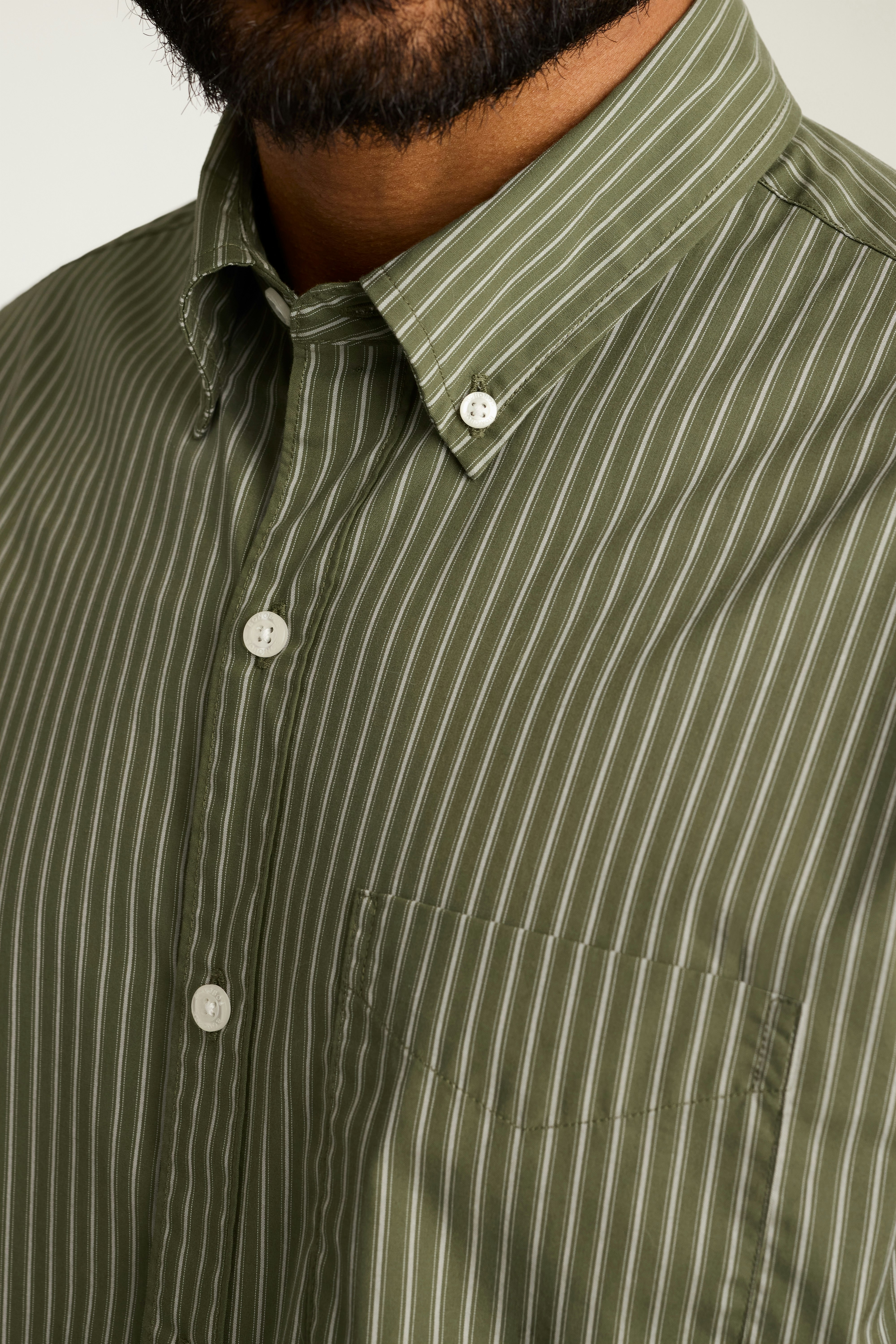 Everyday Shirt olive forlan stripe