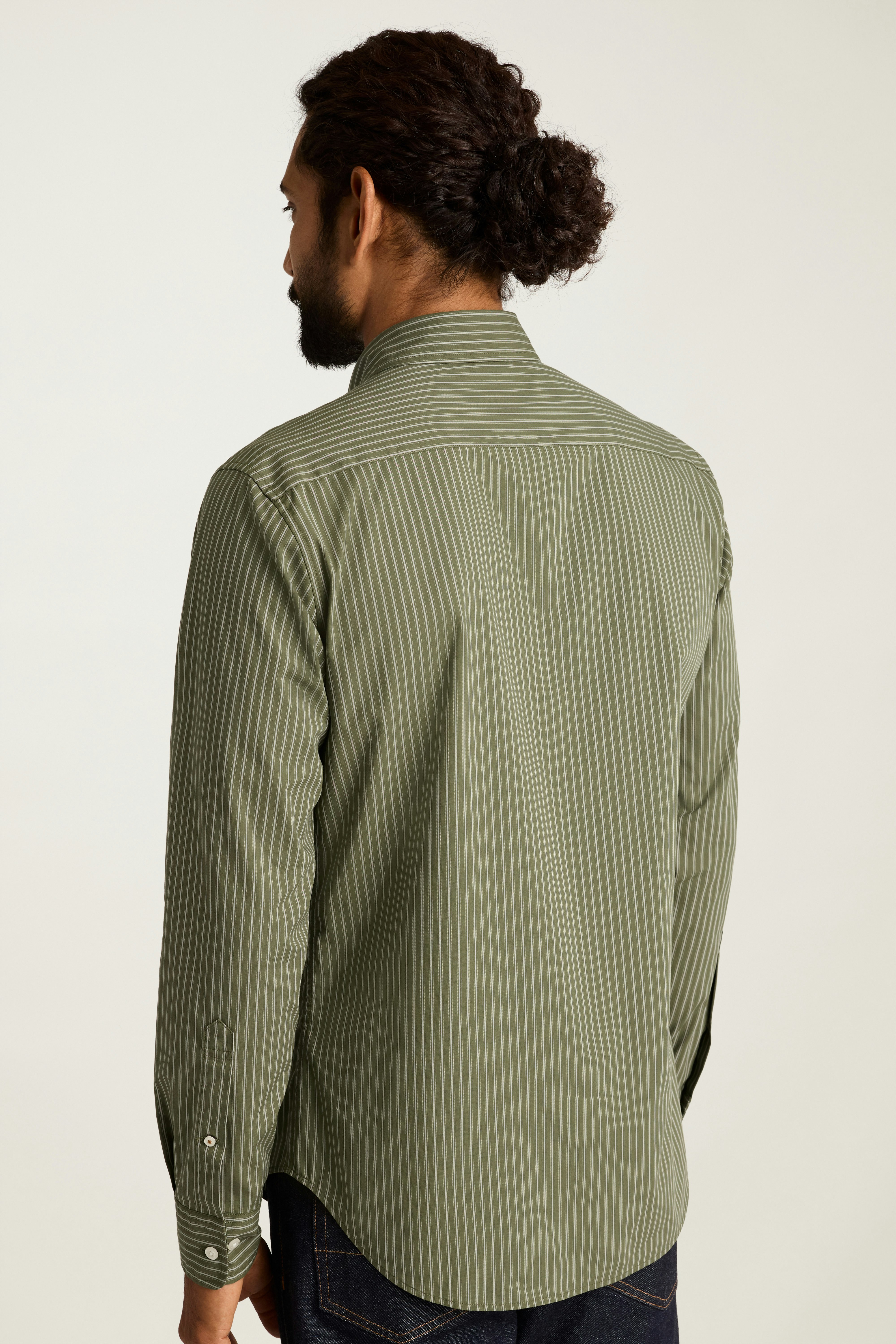 Everyday Shirt olive forlan stripe