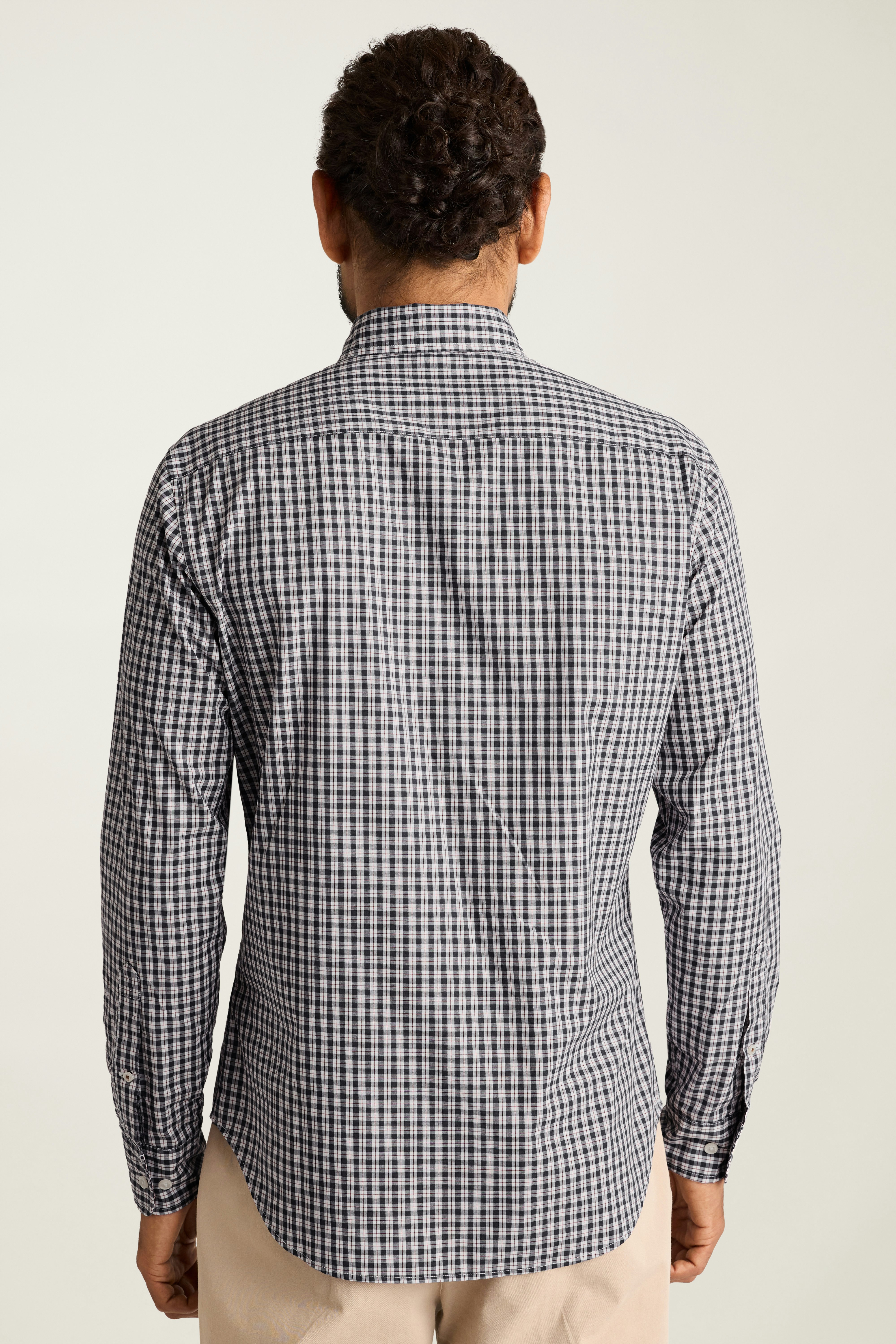 Everyday Shirt navy red carmine plaid