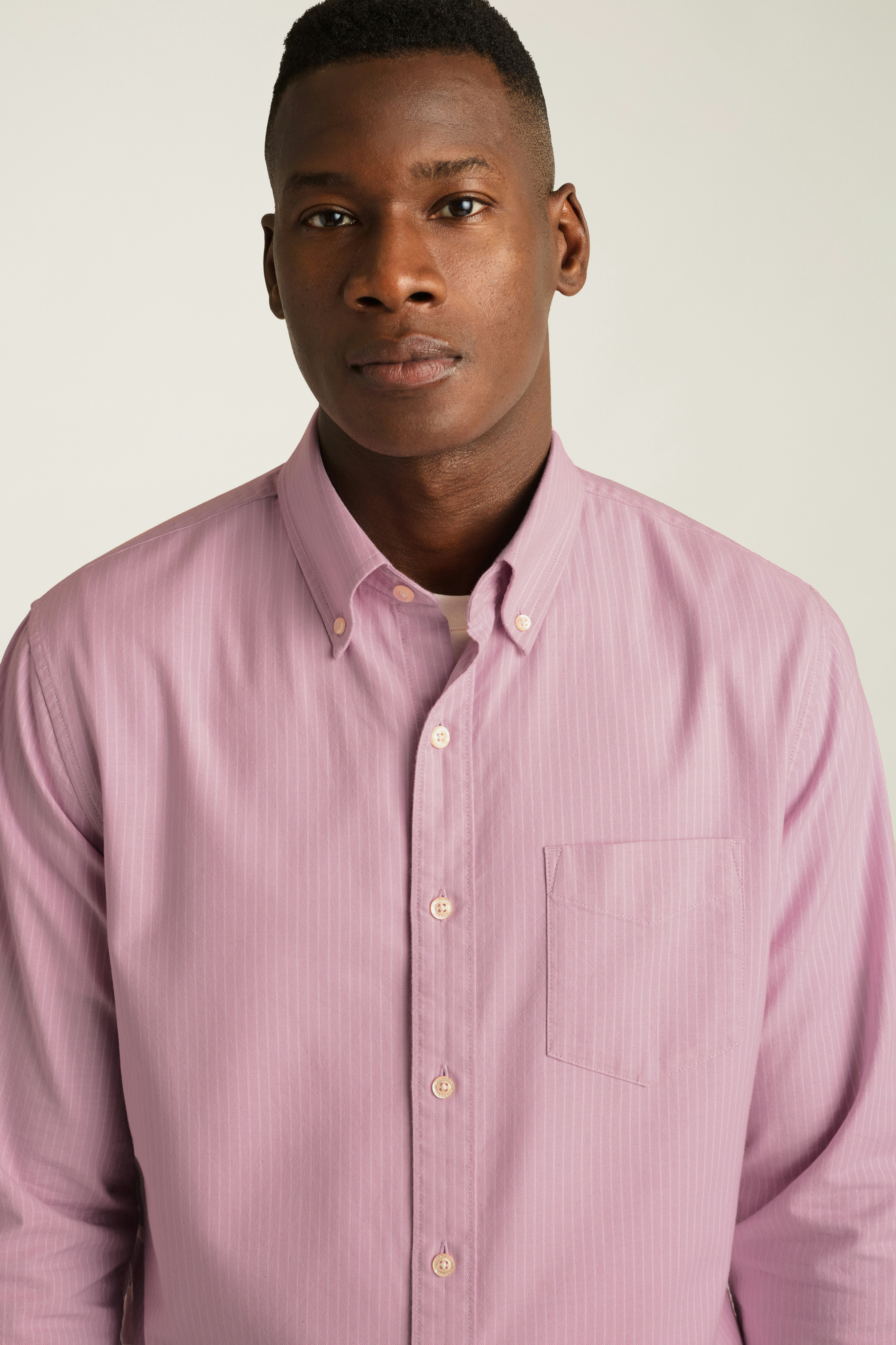 Everyday Oxford Shirt pink olsen stripe