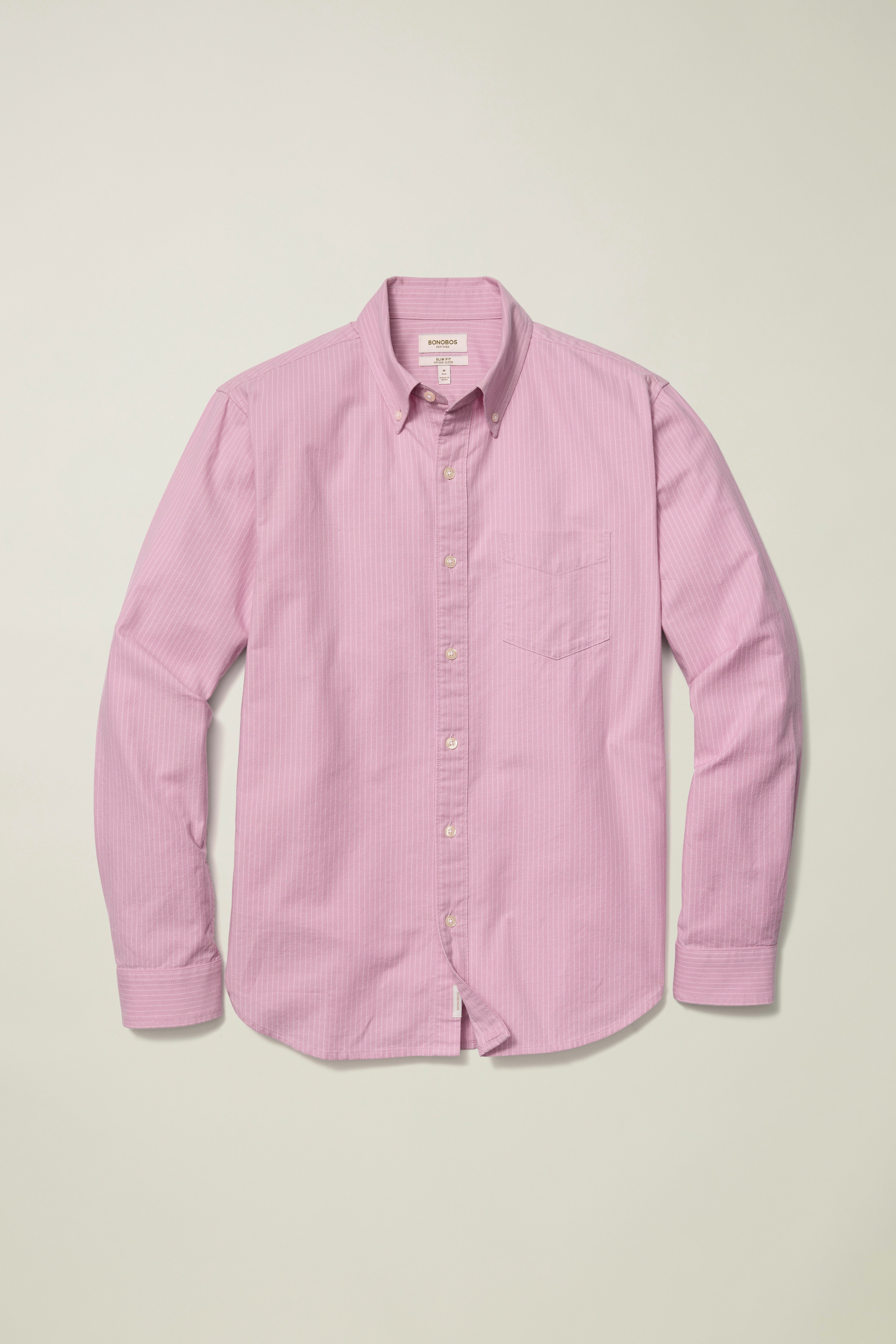 Everyday Oxford Shirt pink olsen stripe