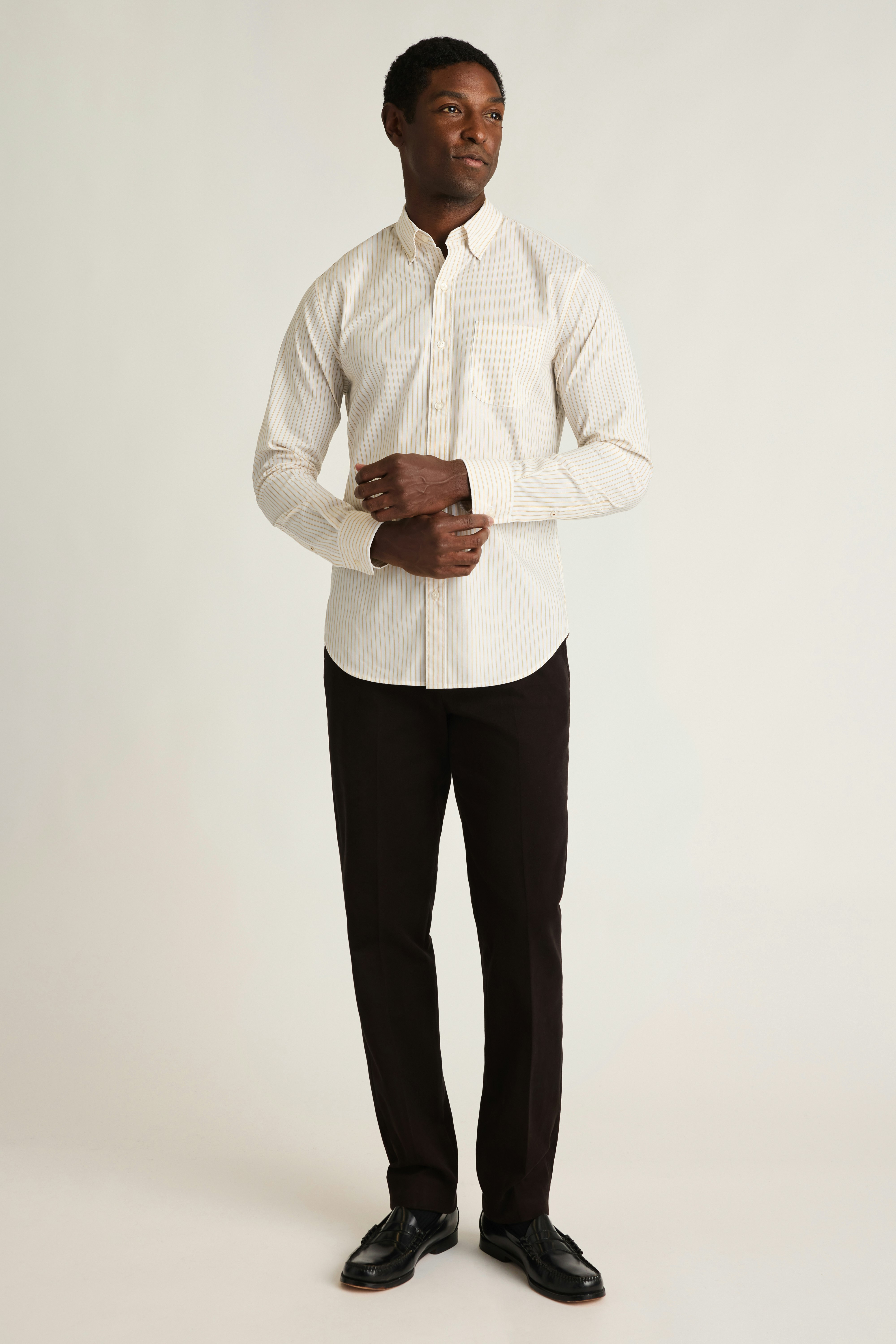 Everyday Shirt gold forlan stripe