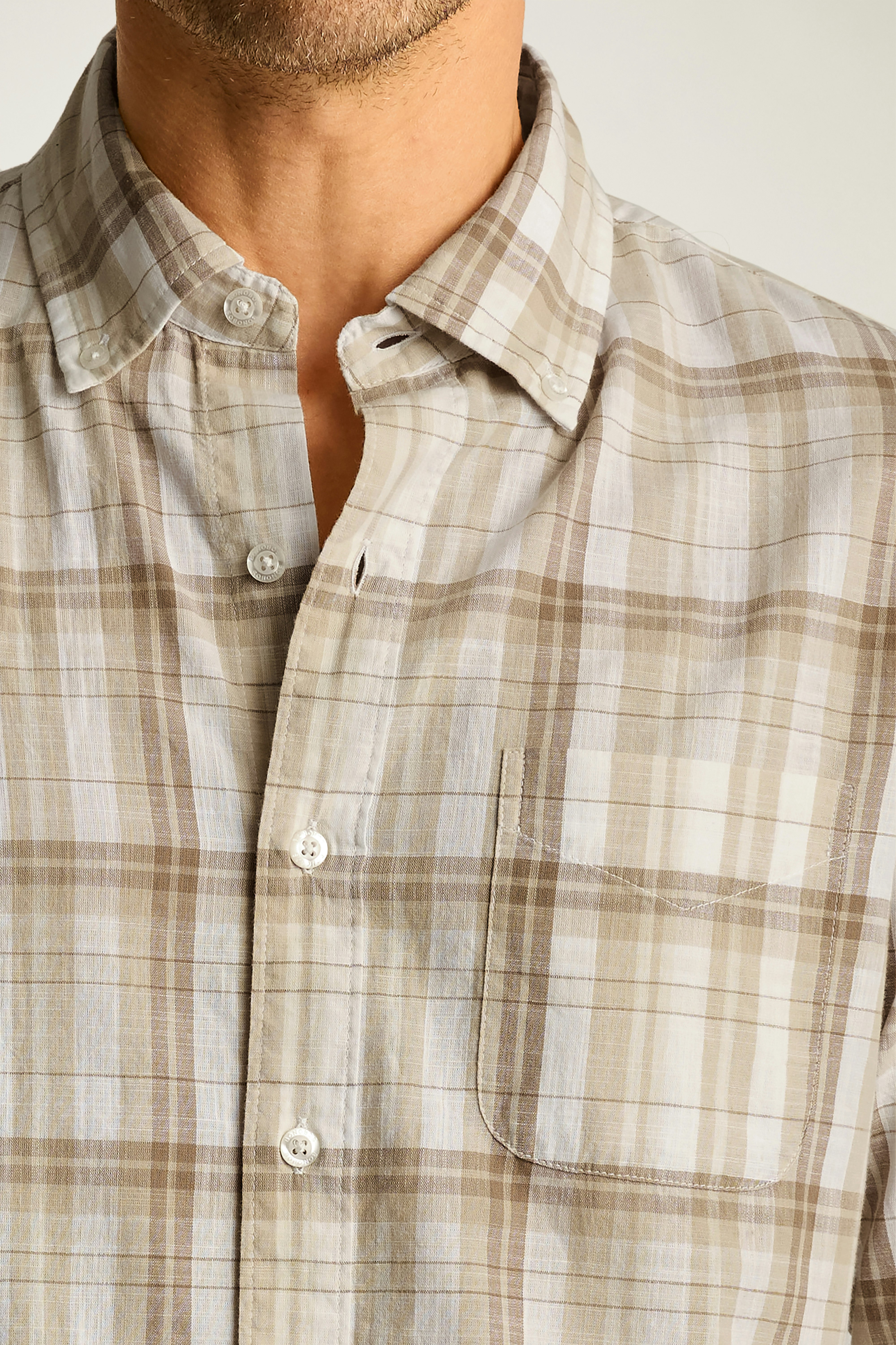 Everyday Madras Shirt khaki plaid