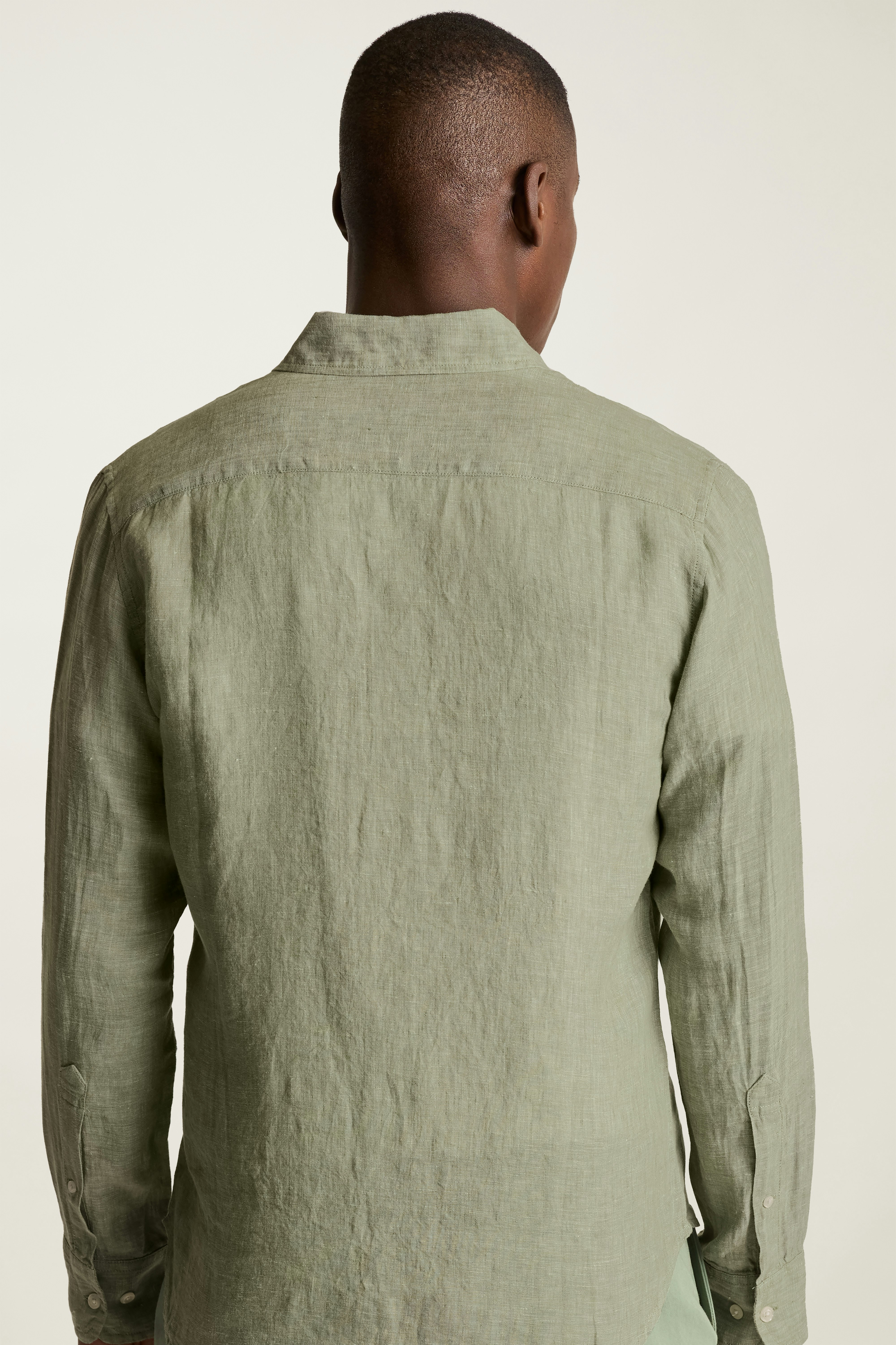 Everyday Linen Shirt dusty green