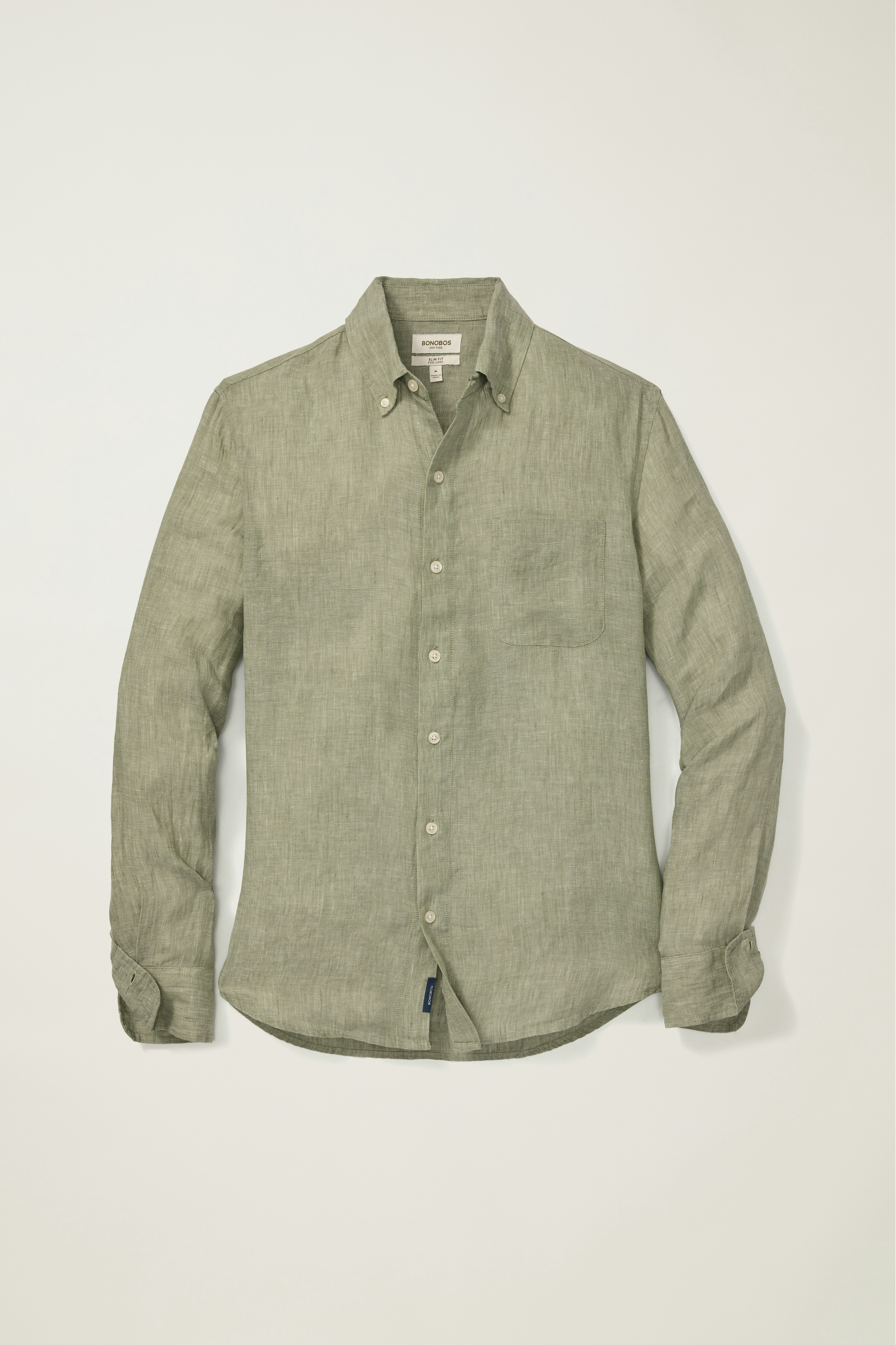 Everyday Linen Shirt dusty green