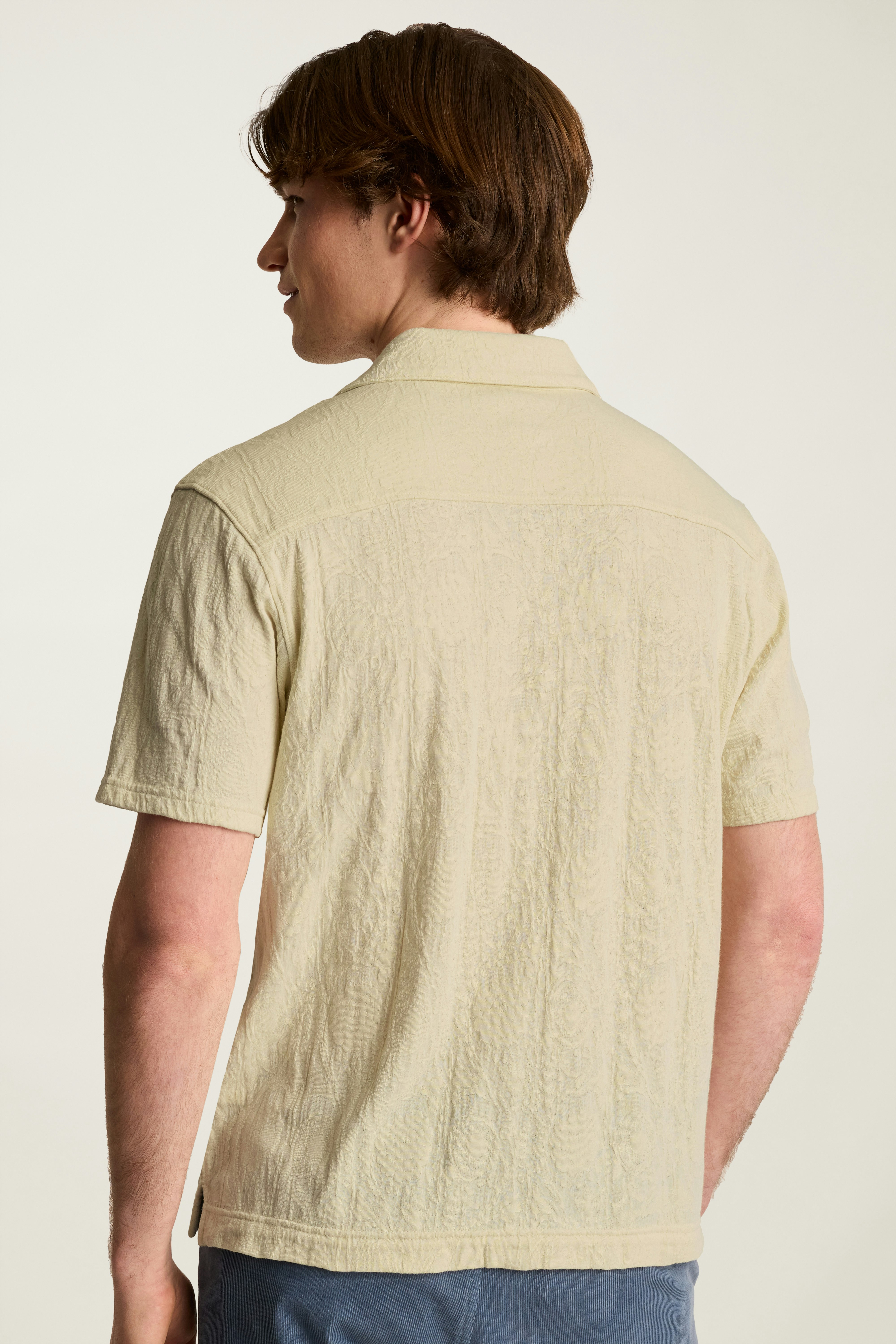 Resort Jacquard Cabana Shirt light beige 4 Resort Jacquard Cabana Shirt light beige