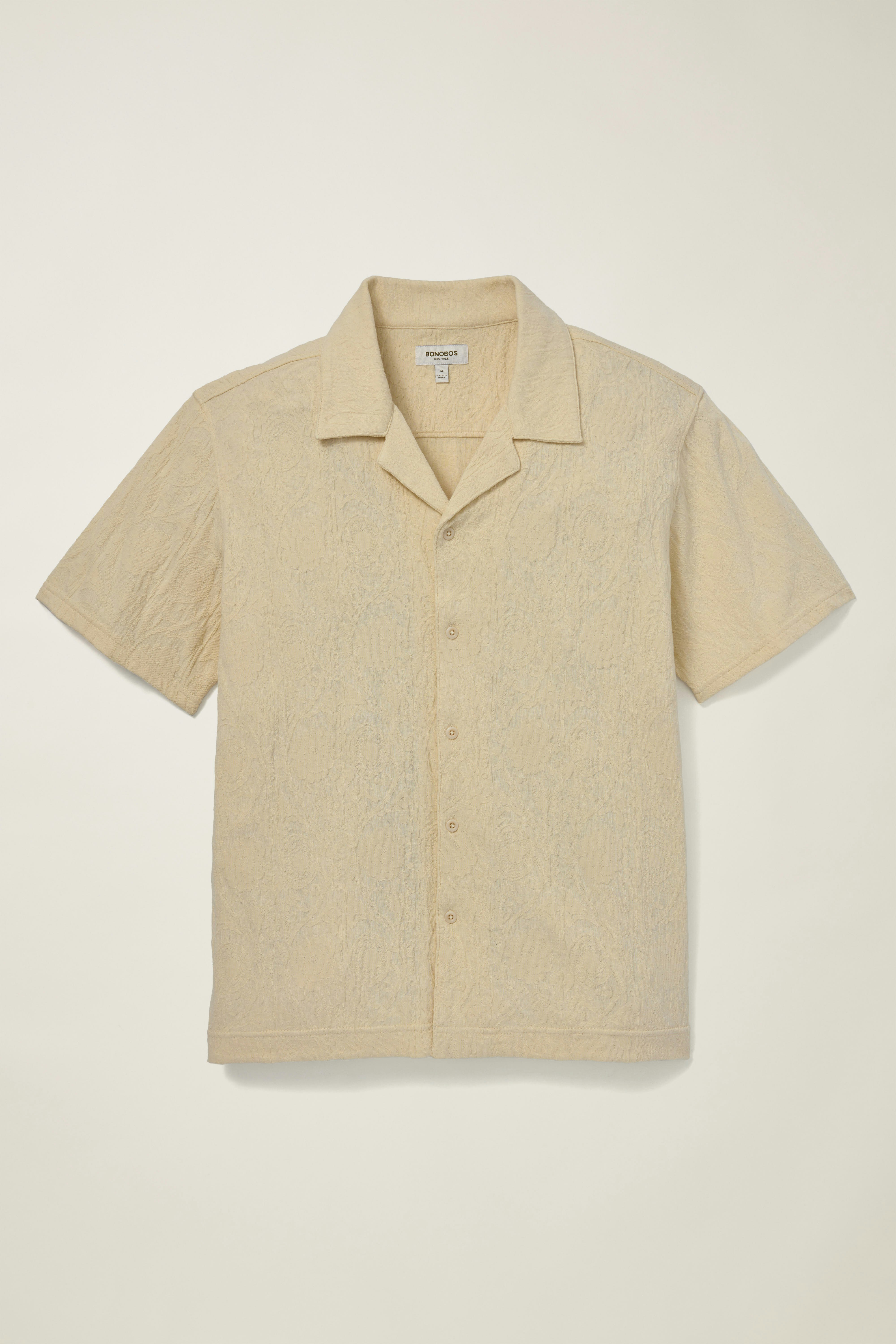 Resort Jacquard Cabana Shirt light beige 5 Resort Jacquard Cabana Shirt light beige