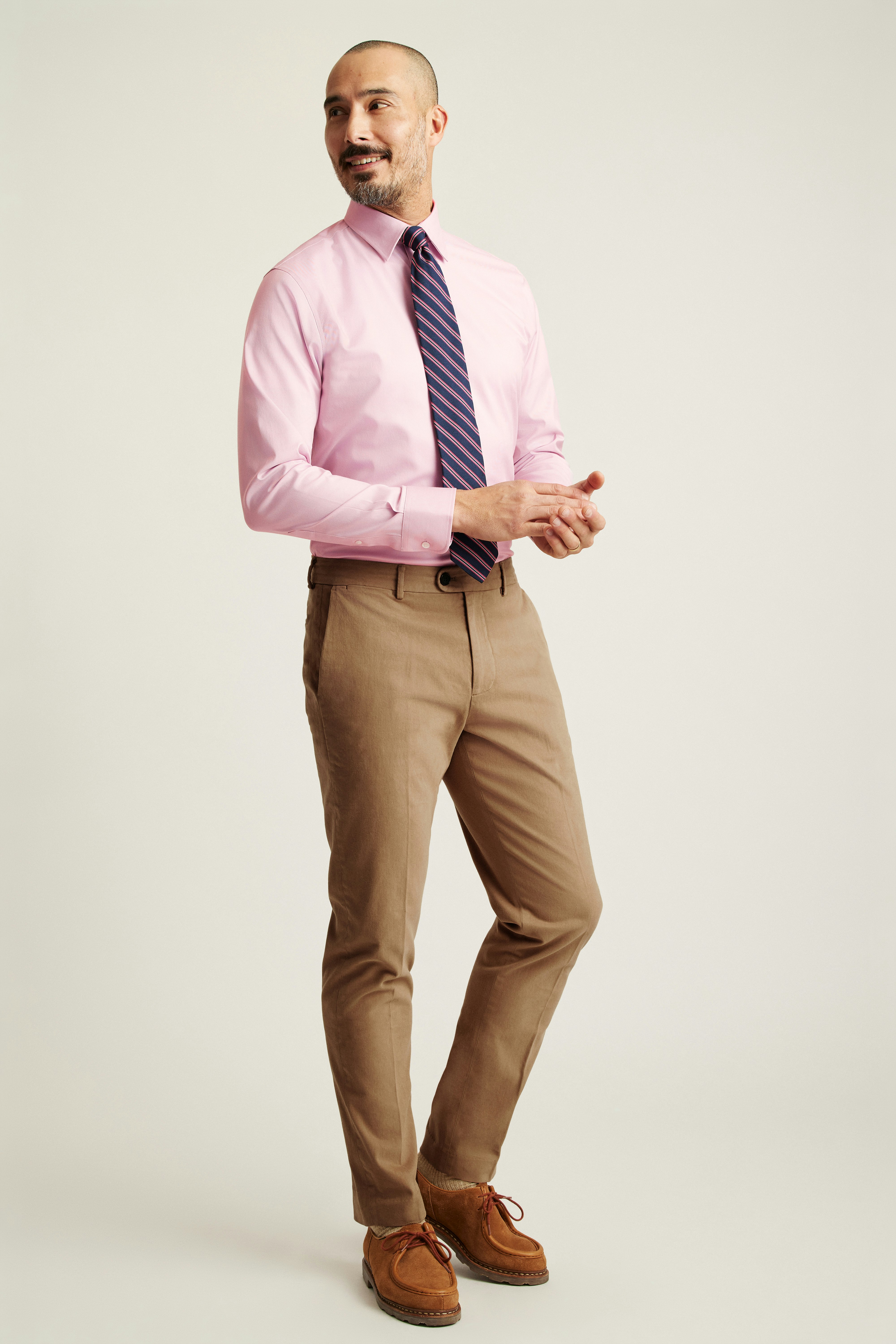 Weekday Warrior Dress Shirt pink stripe