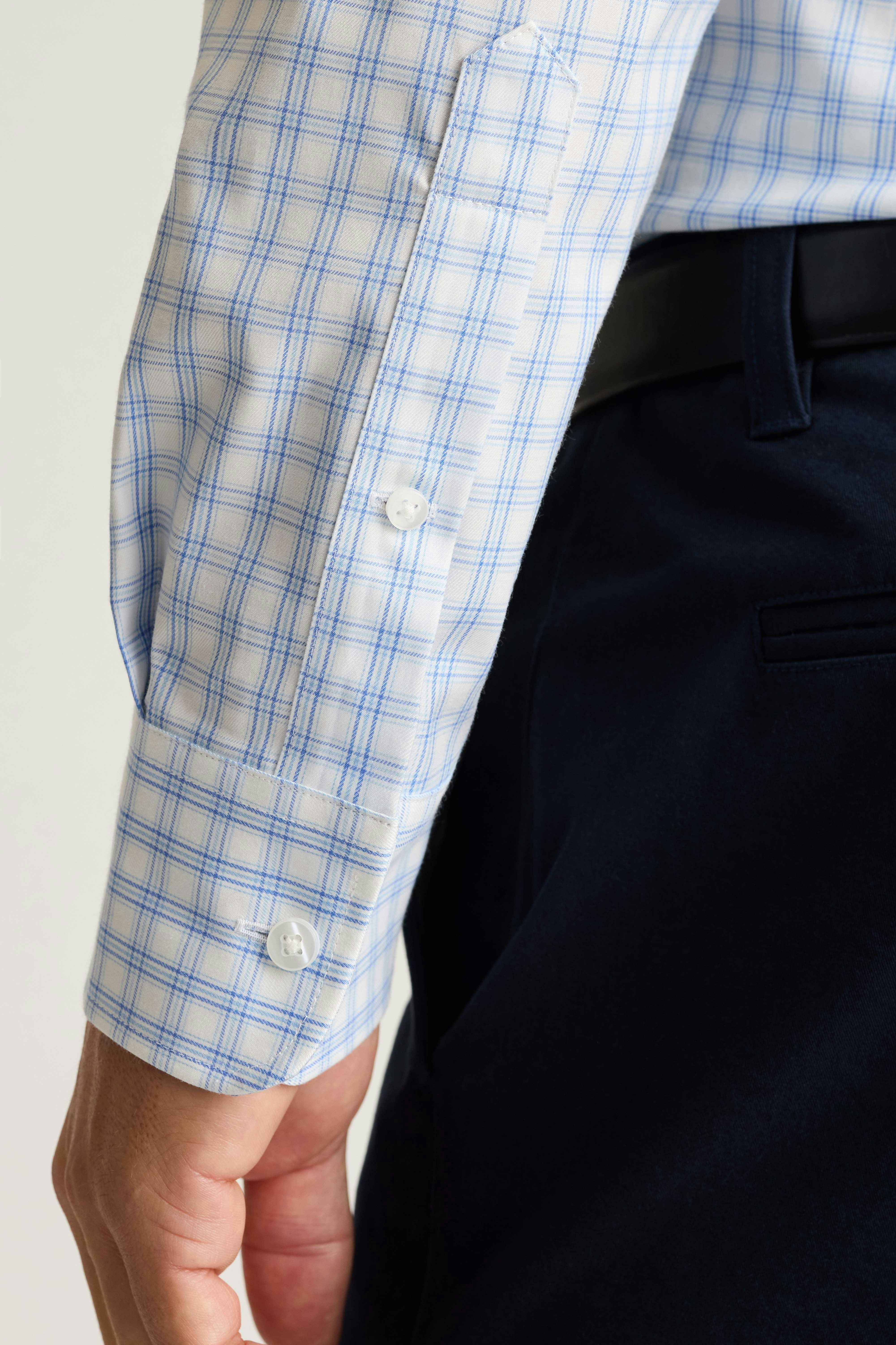 Weekday Warrior Dress Shirt blue haller check 3 Weekday Warrior Dress Shirt blue haller check