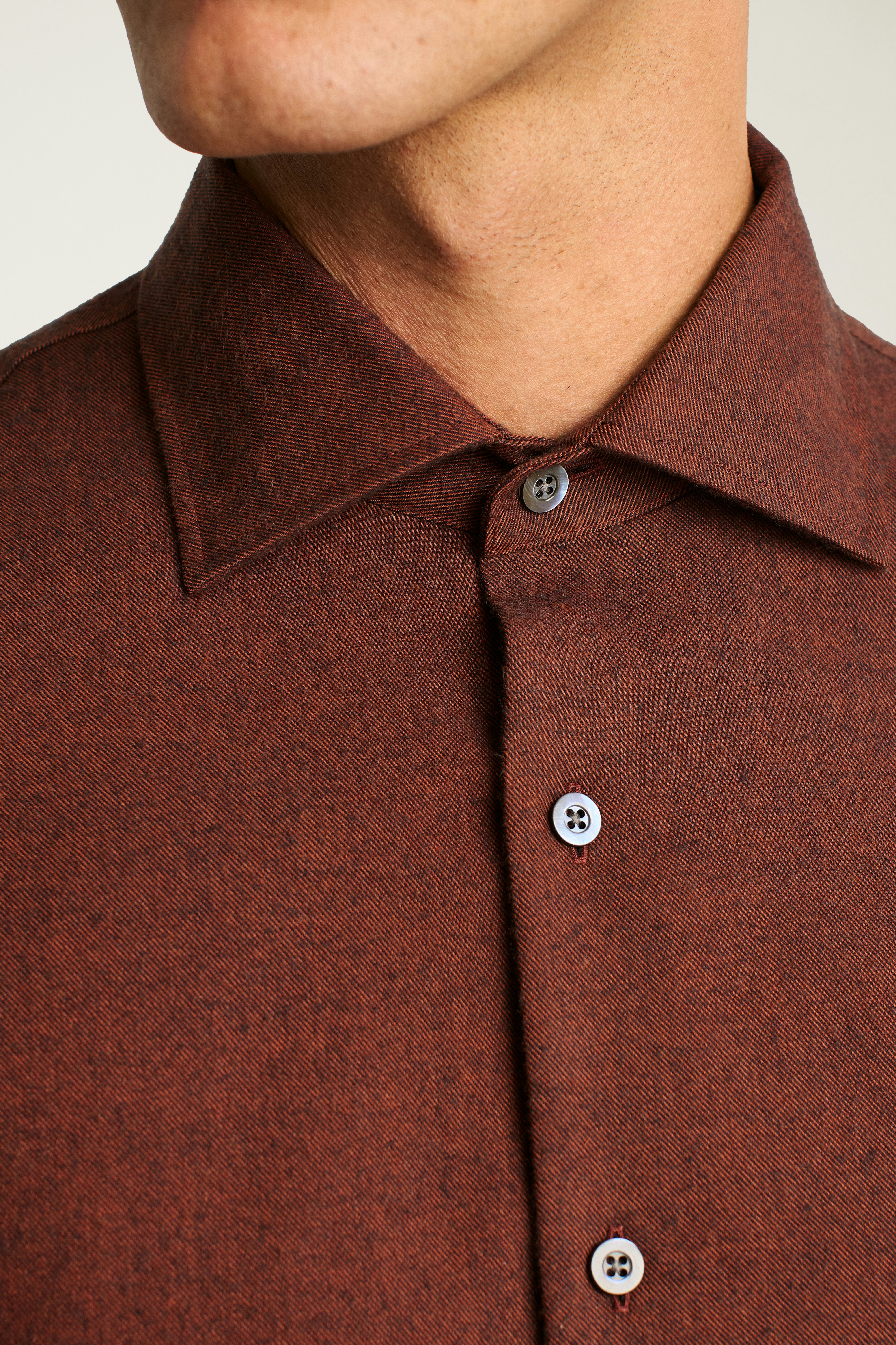 Jetsetter Premium Merino Dress Shirt rust