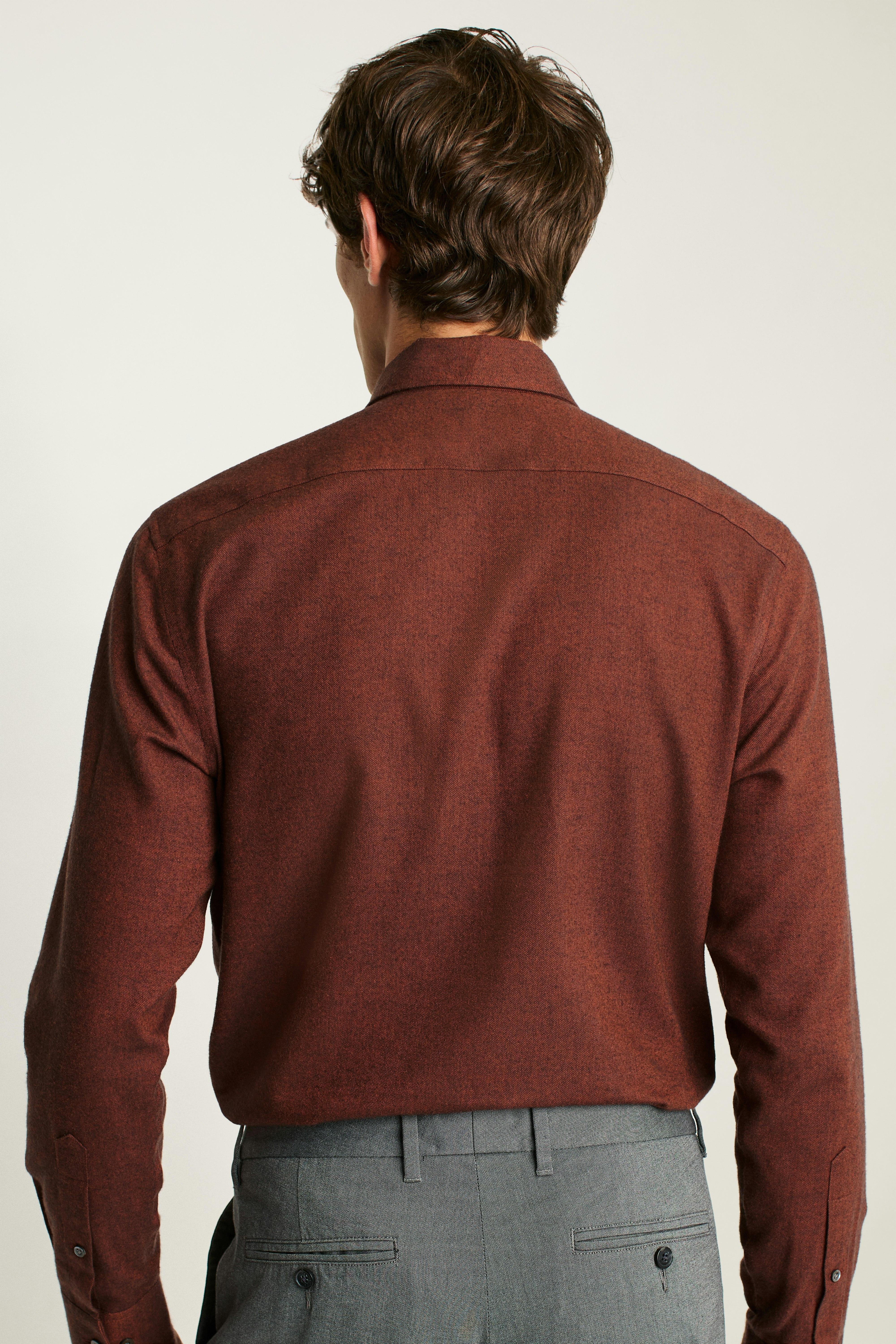 Jetsetter Premium Merino Dress Shirt rust