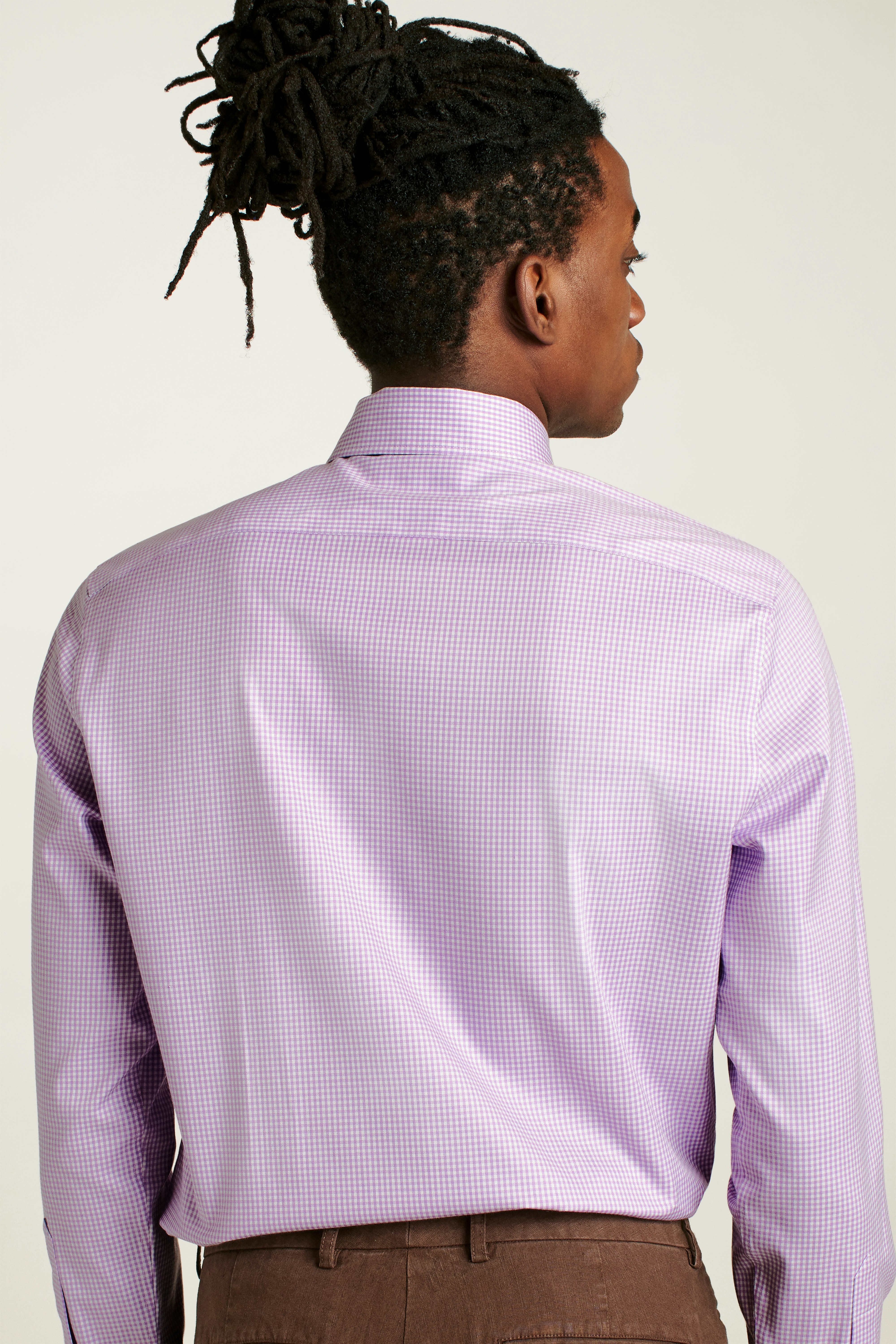 Weekday Warrior Dress Shirt purple perry check