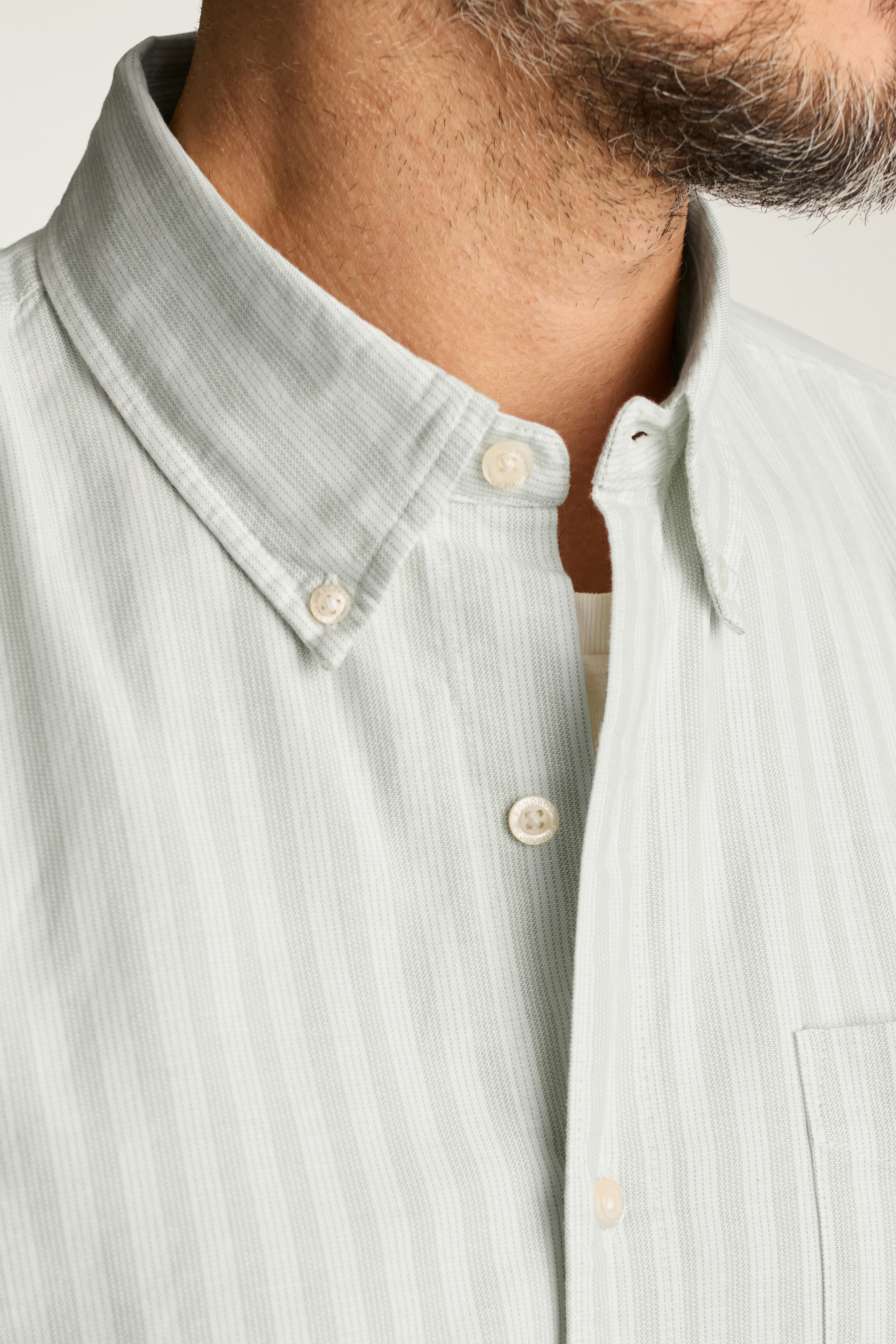 Everyday Oxford Shirt green harlton stripe