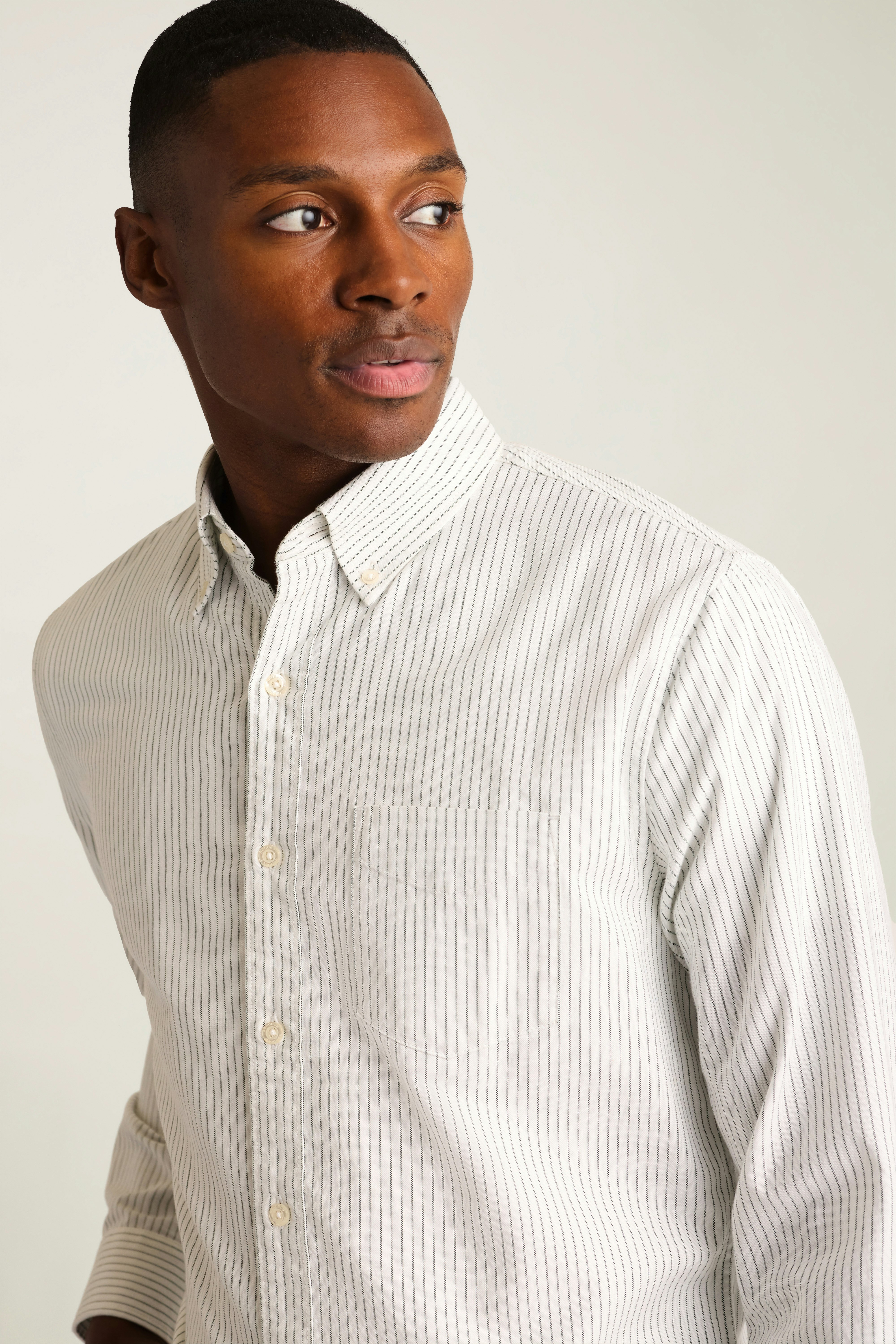Everyday Oxford Shirt green olsen stripe