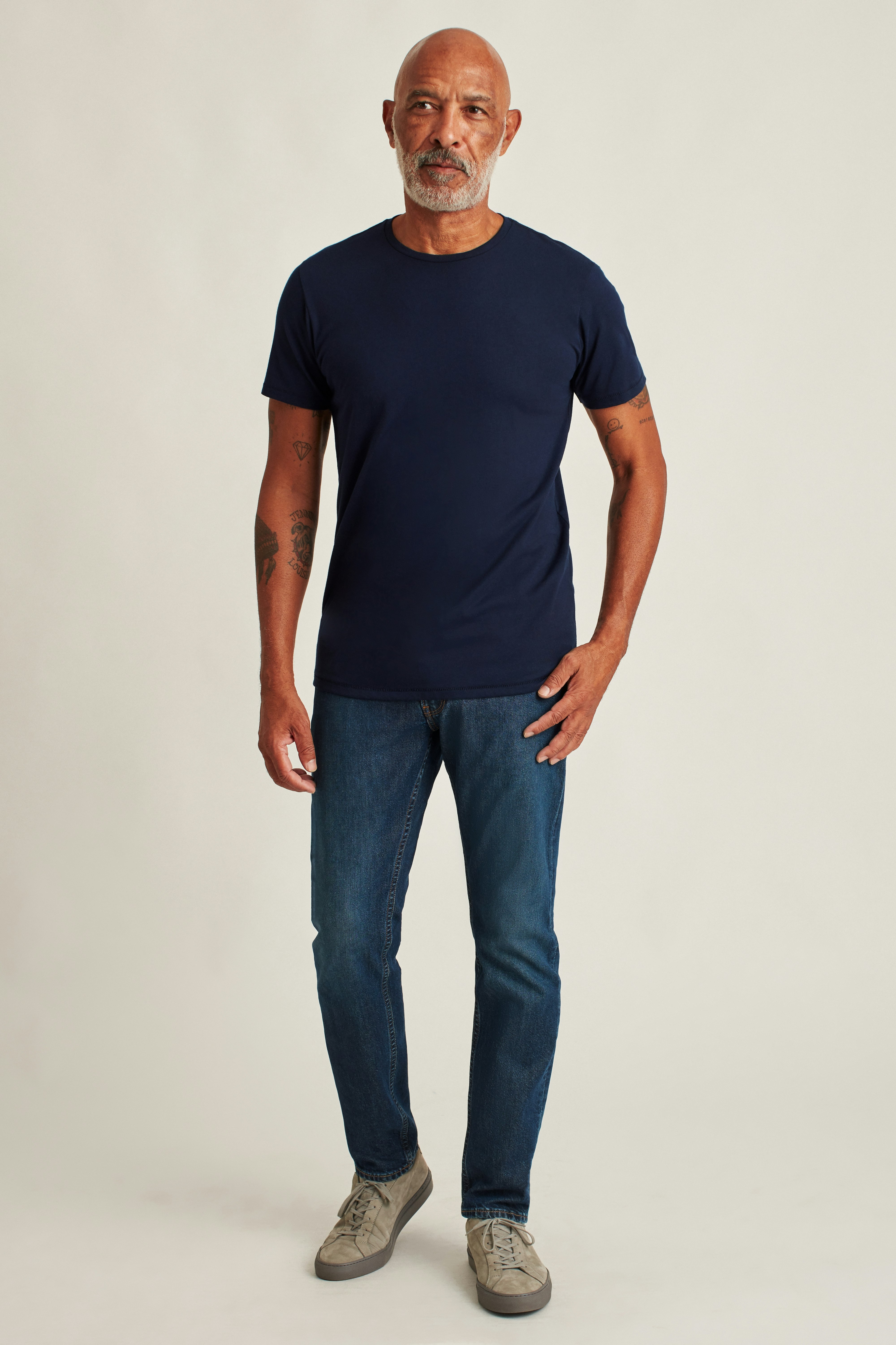 Pima Performance Tee navy