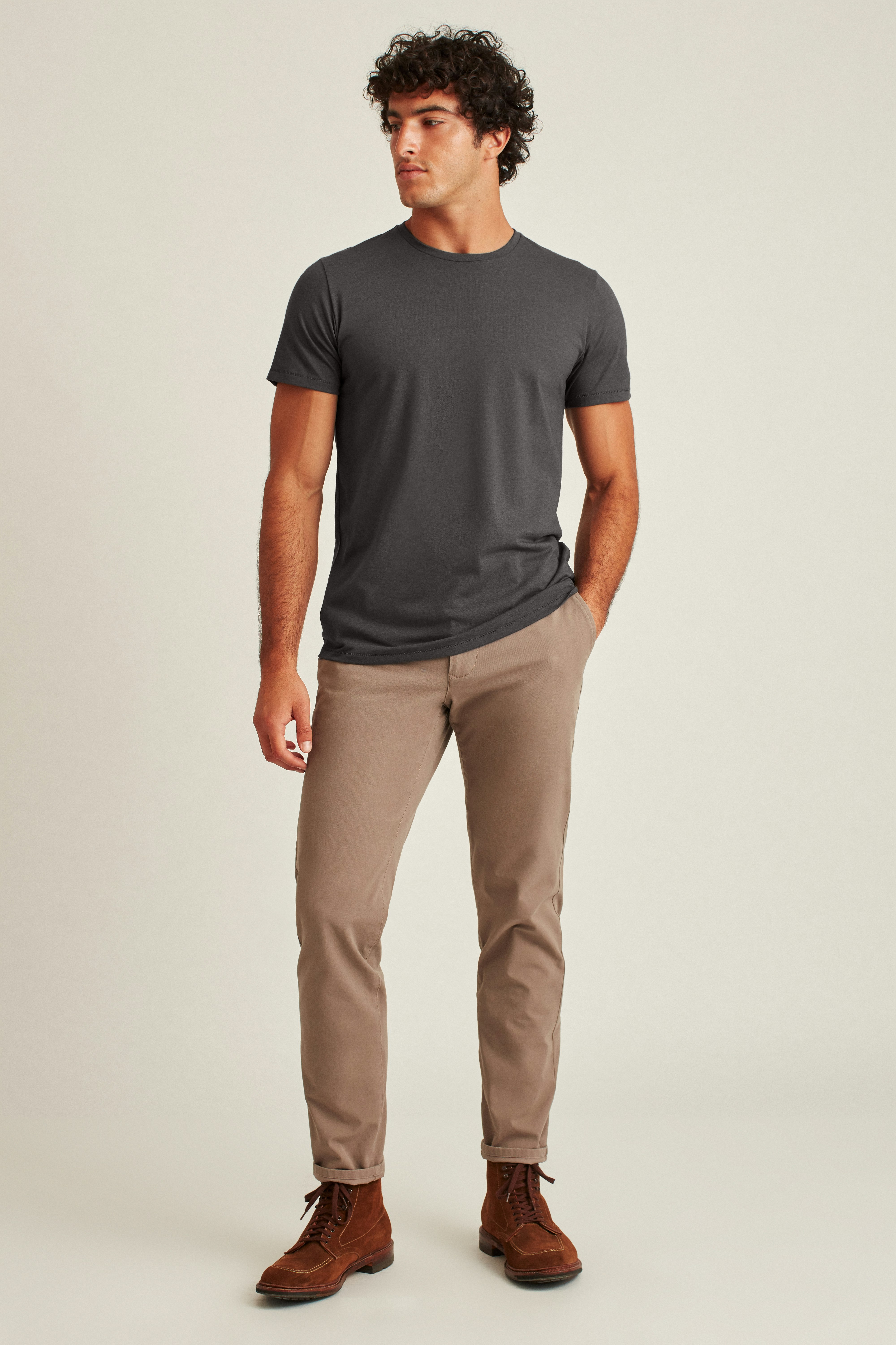 Pima Performance Tee grey