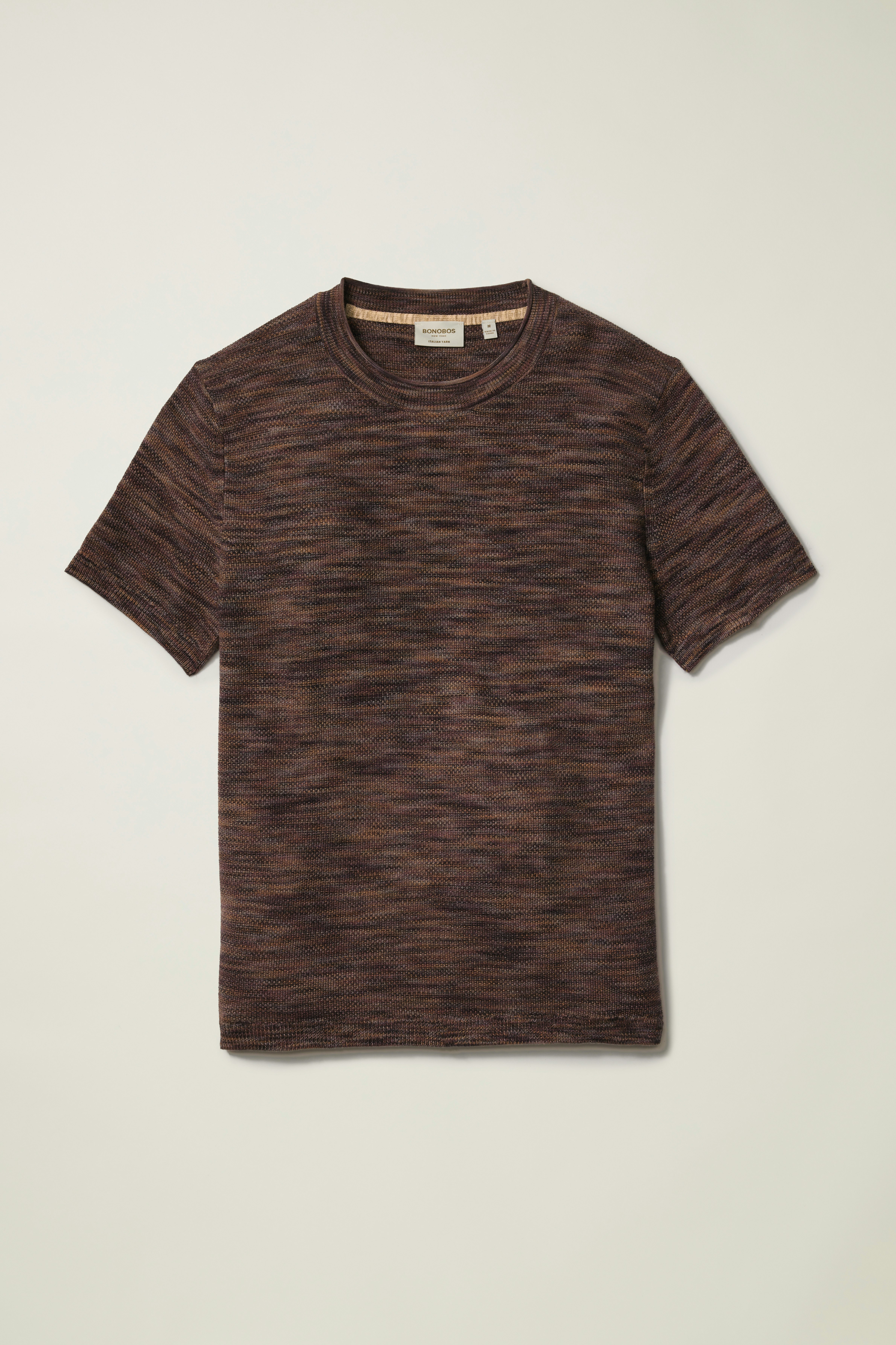 Italian Sweater Tee multicolor space dye 5 Italian Sweater Tee multicolor space dye