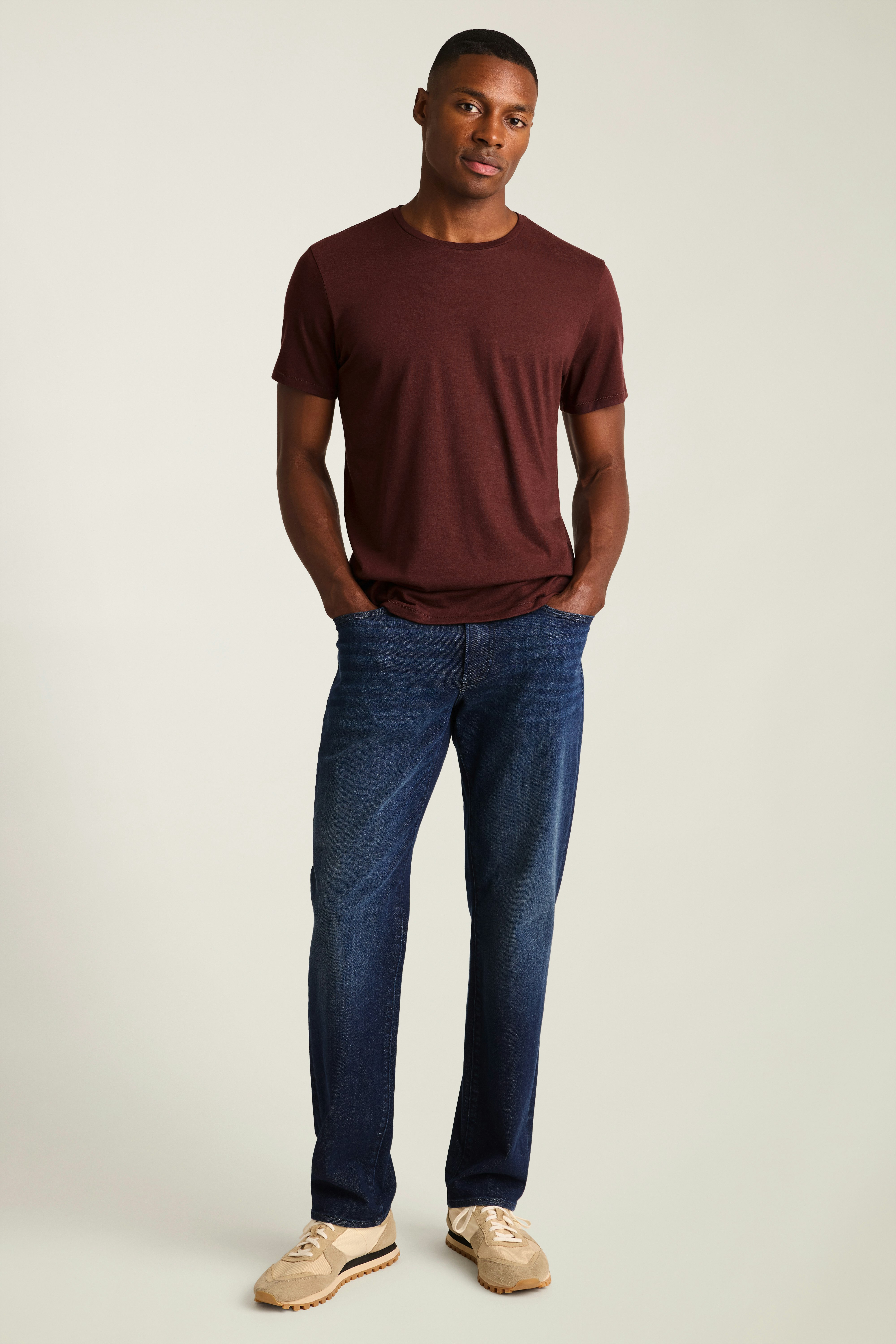 Pima Performance Tee medium brown