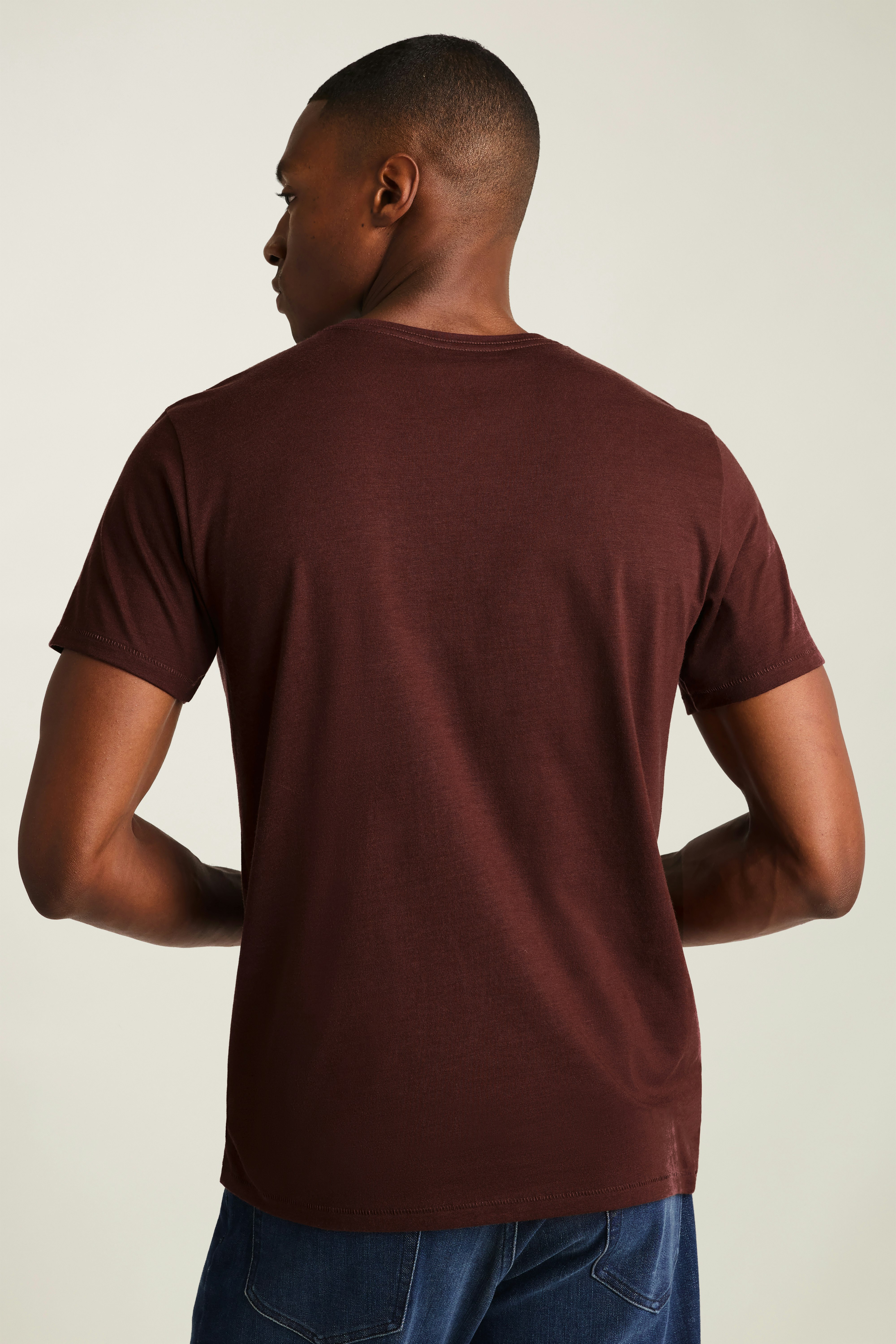 Pima Performance Tee medium brown