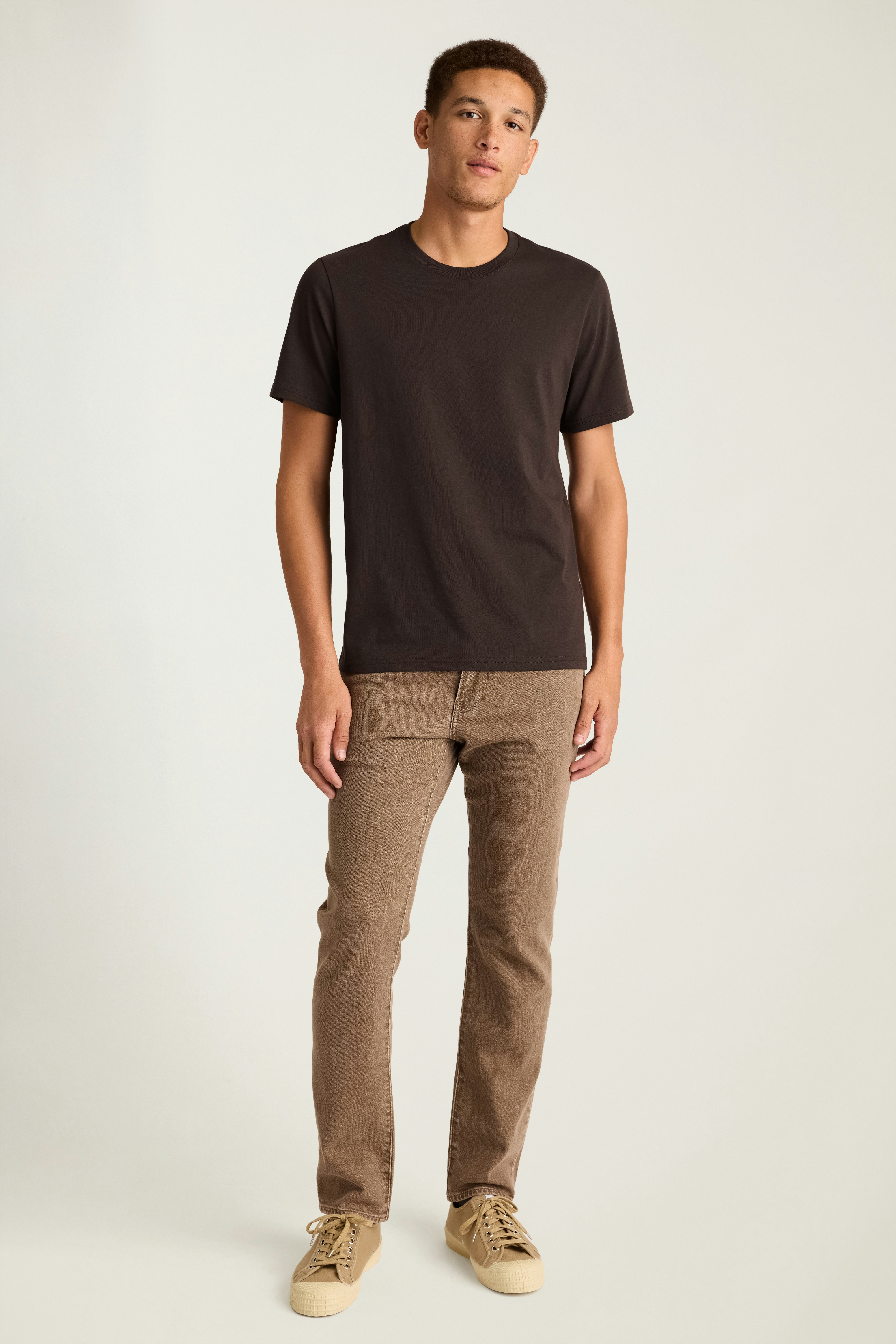 Forever Soft Cotton Tee chocolate brown 1 Forever Soft Cotton Tee chocolate brown