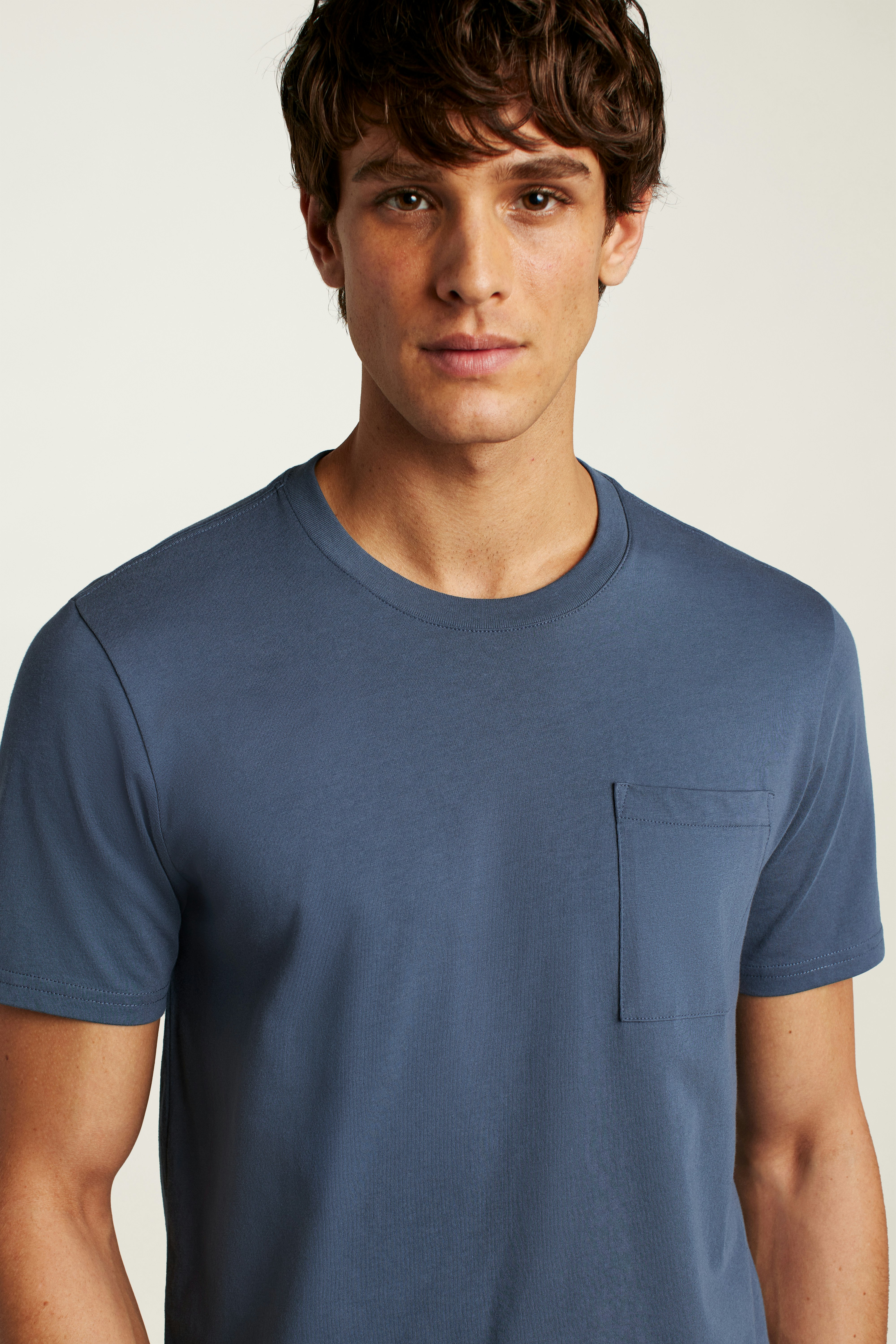 Forever Soft Cotton Pocket Tee bright navy