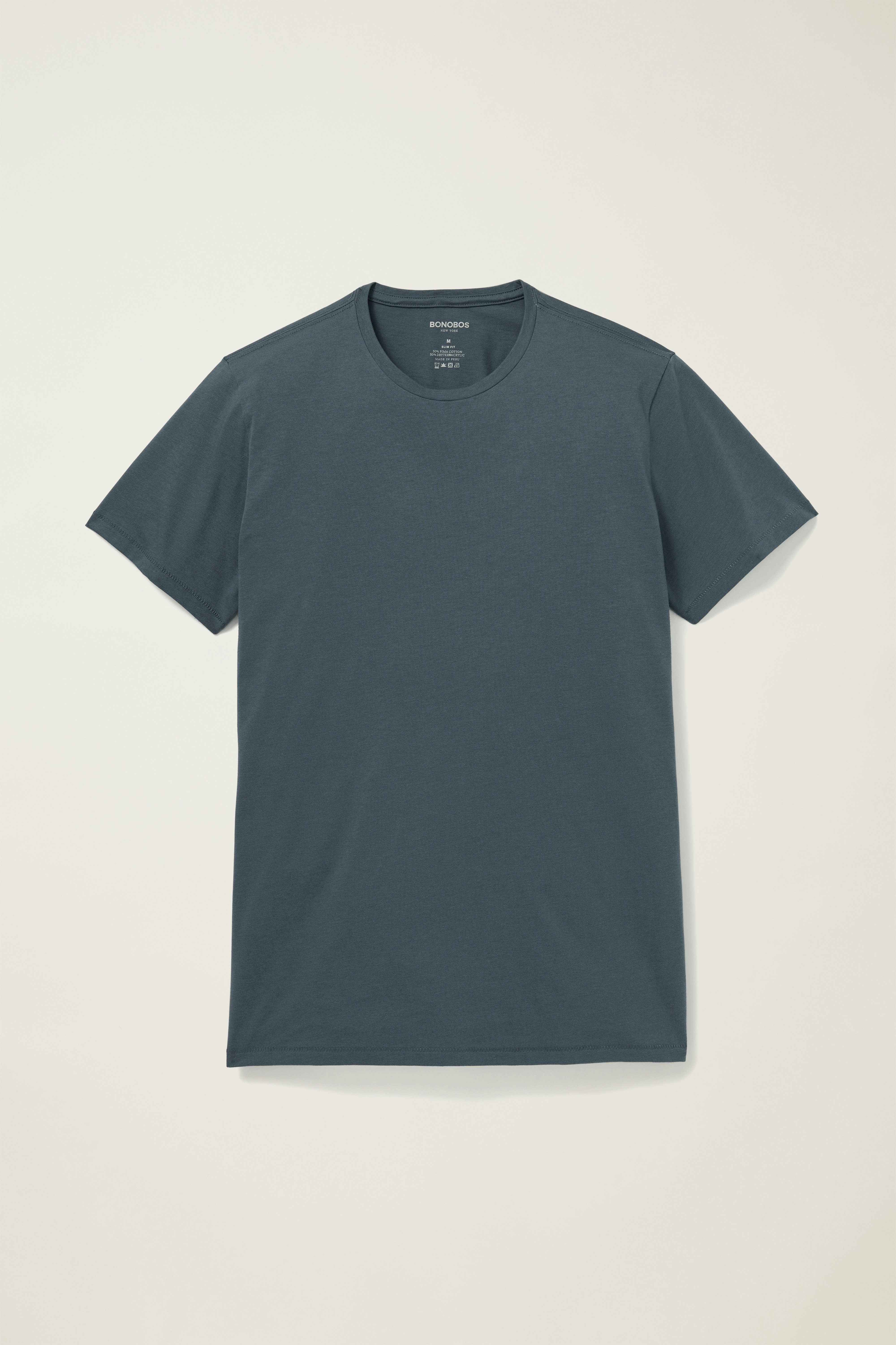Pima Performance Tee deep blue