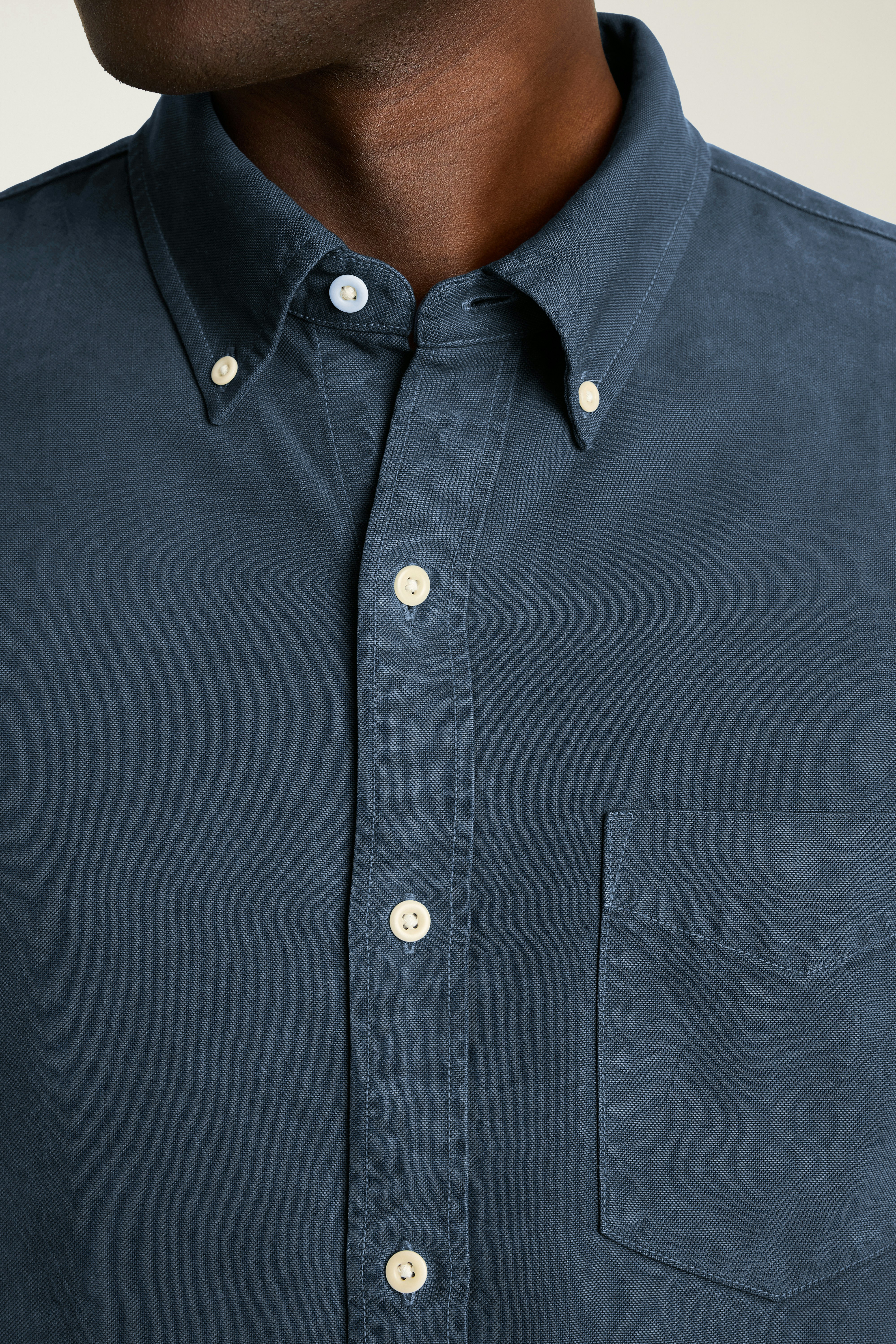 Garment Dyed Tencel Shirt blue