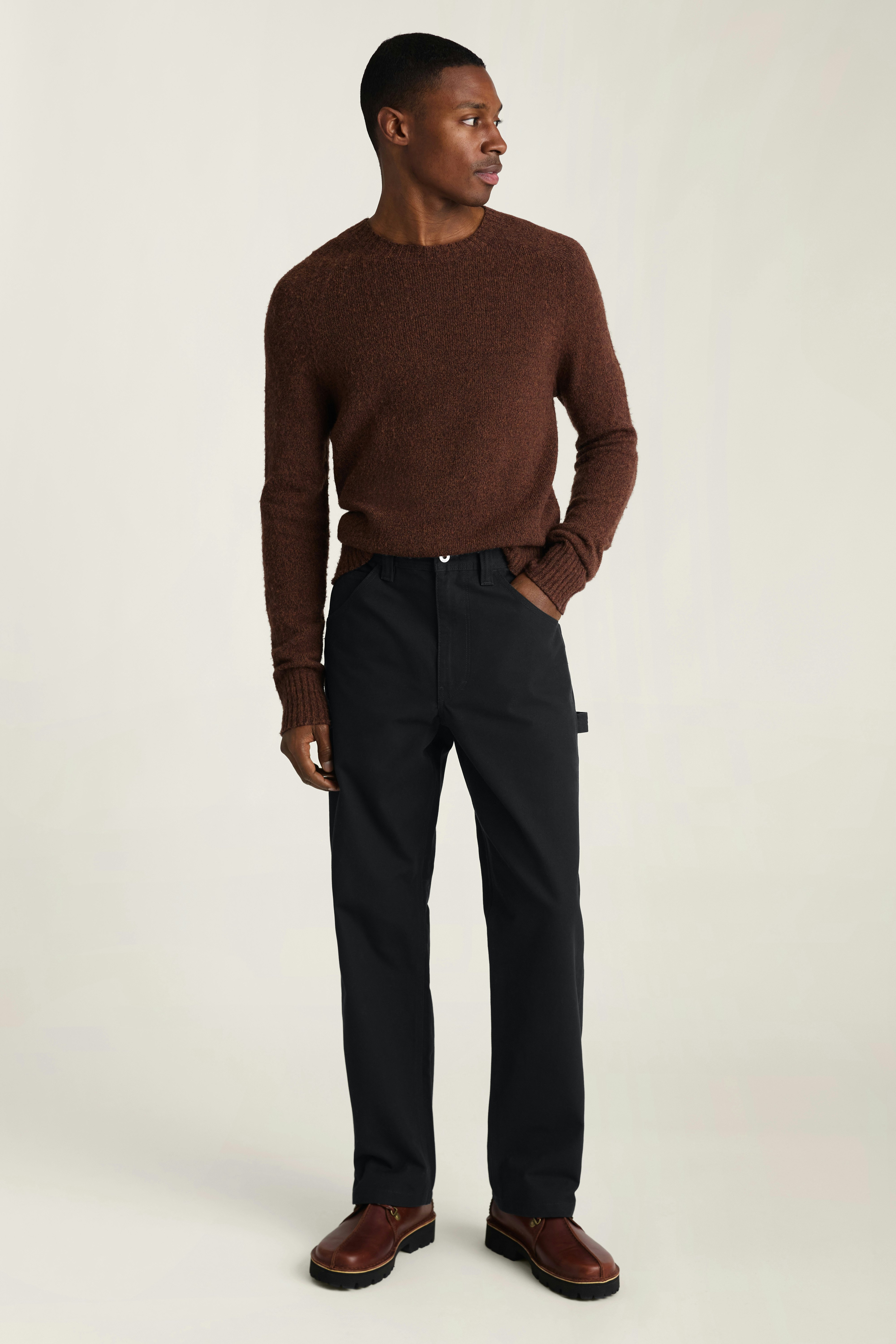 Beau Carpenter Pant jet black