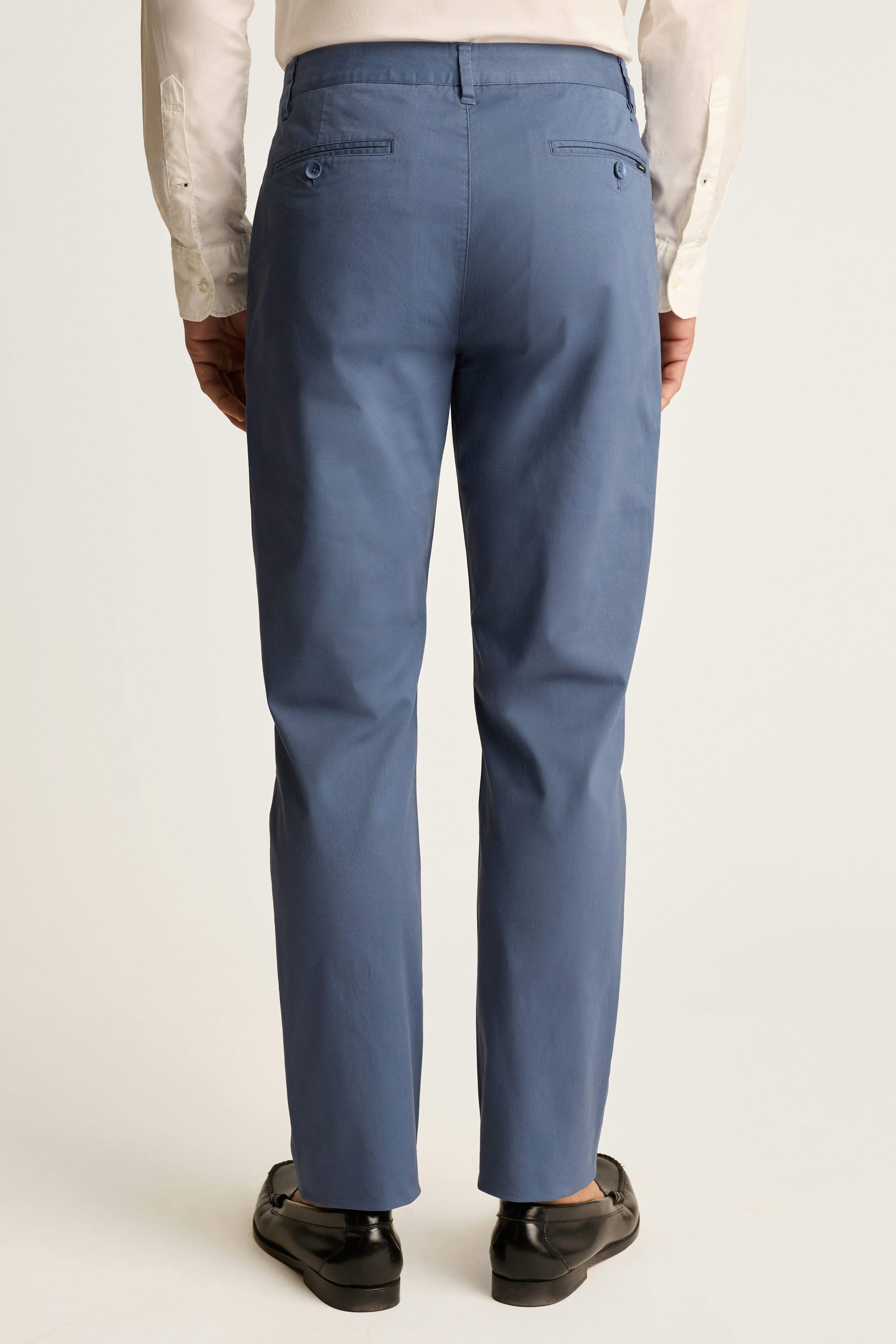 Stretch Cotton Chino indigo blue