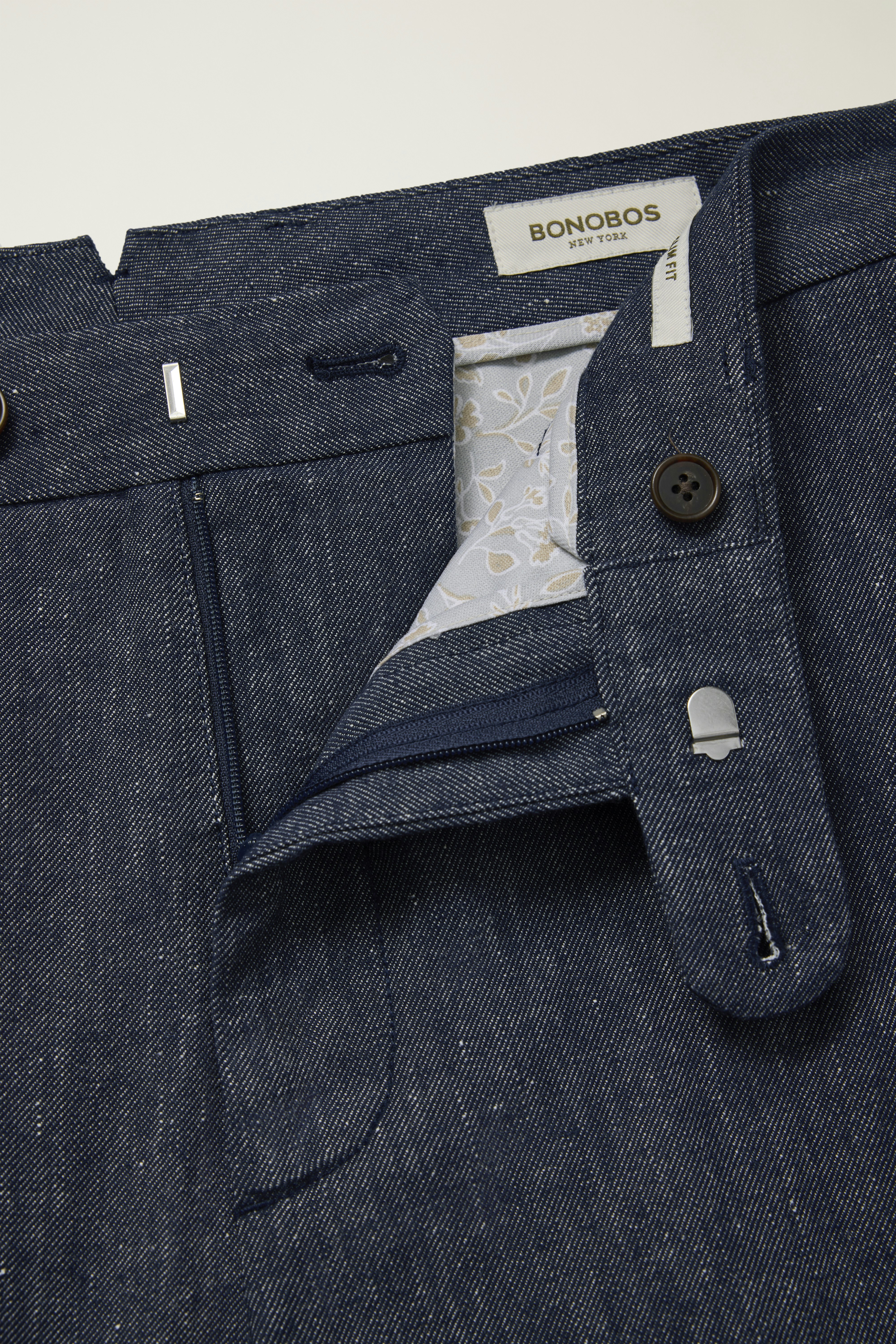 Primo Chino navy linen 5 Primo Chino navy linen