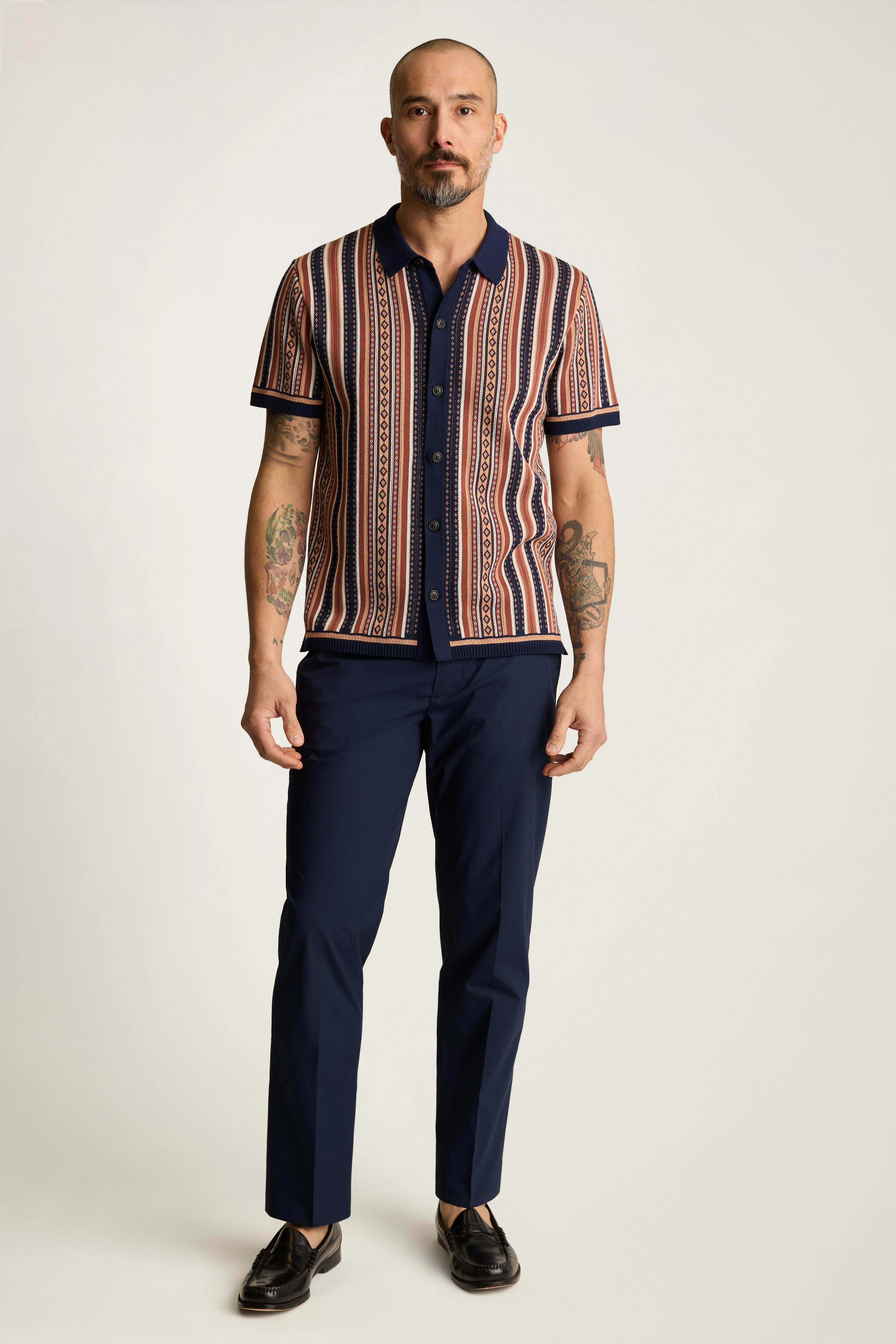 Italian Flyweight Trouser navy blue