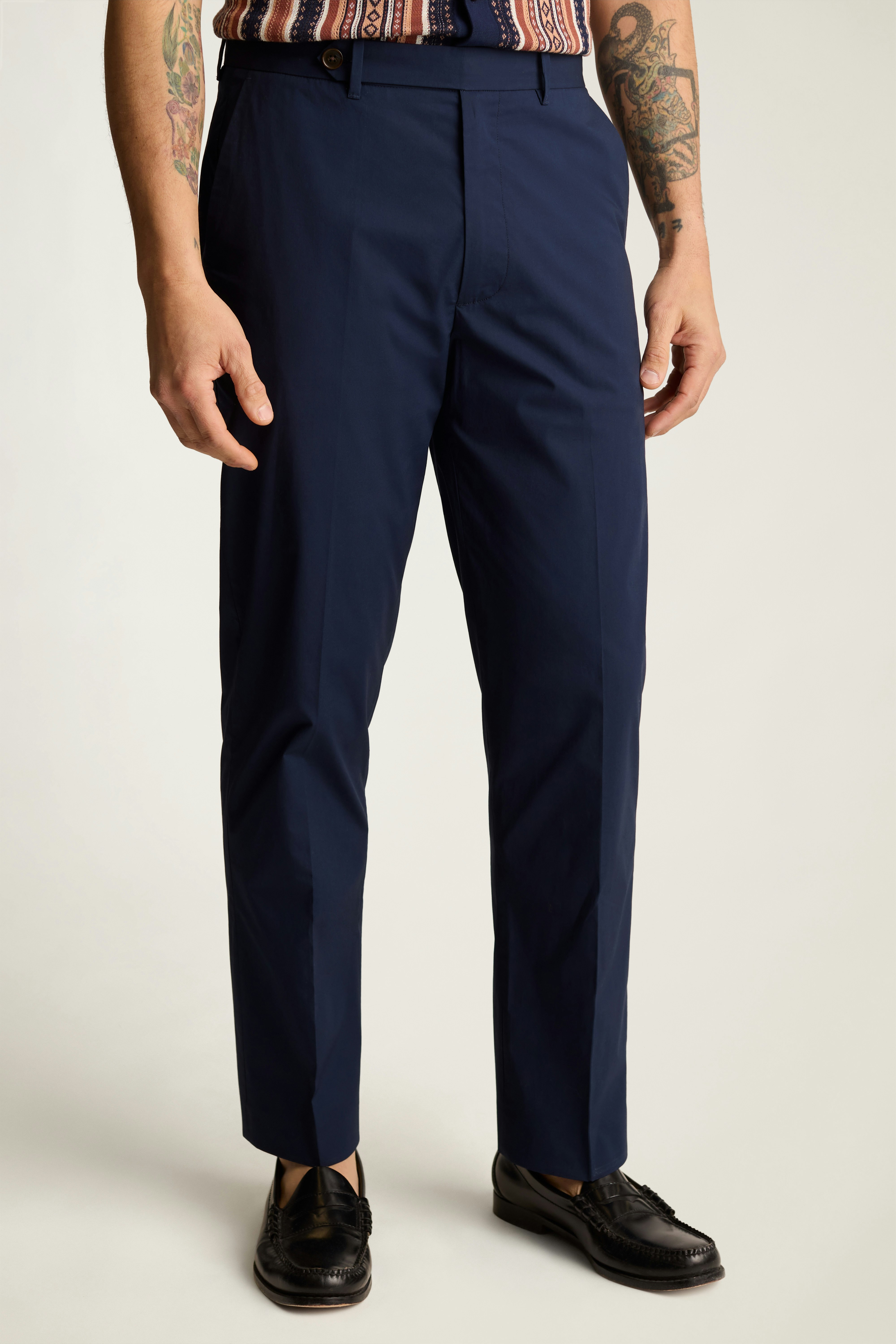 Italian Flyweight Trouser navy blue