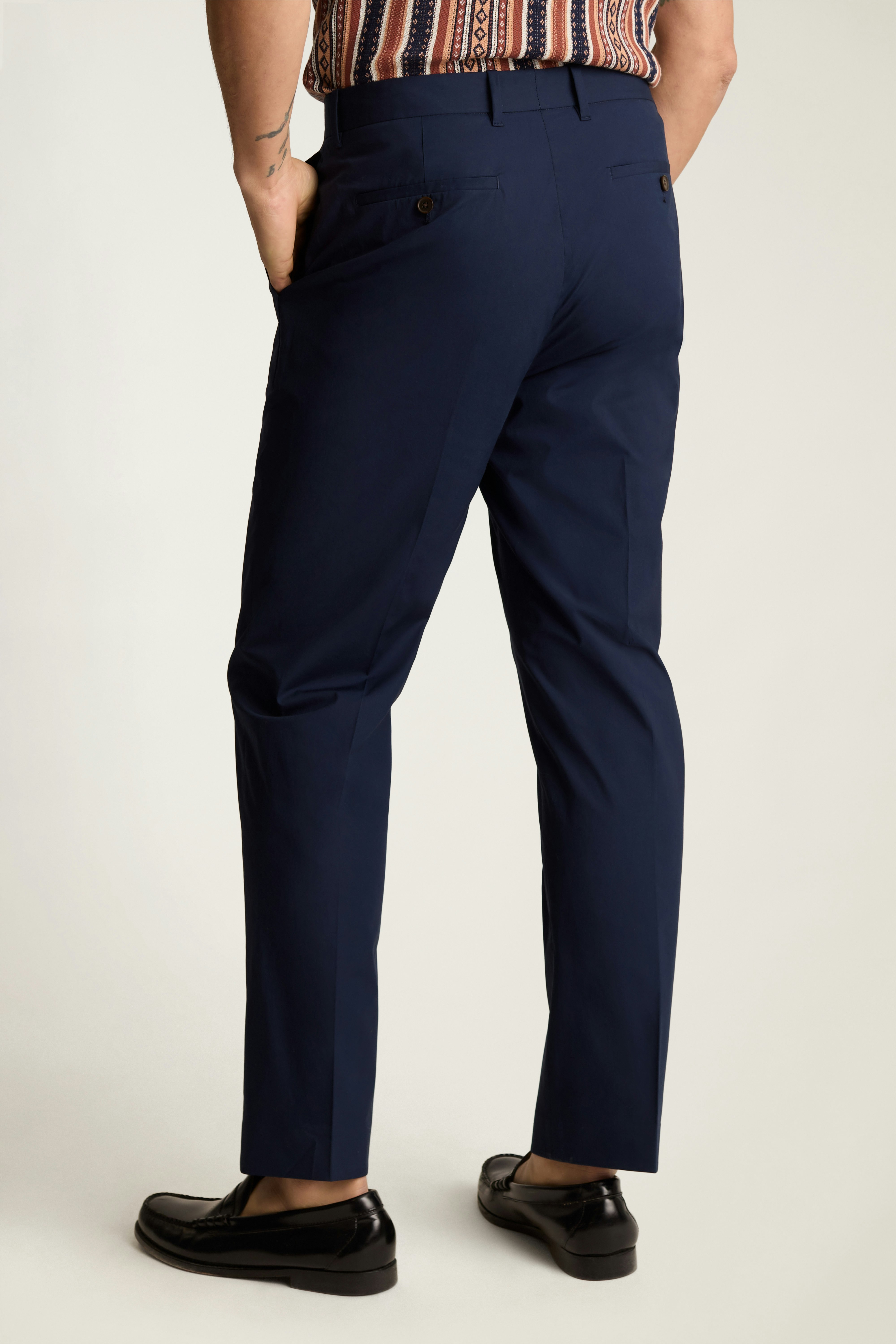 Italian Flyweight Trouser navy blue