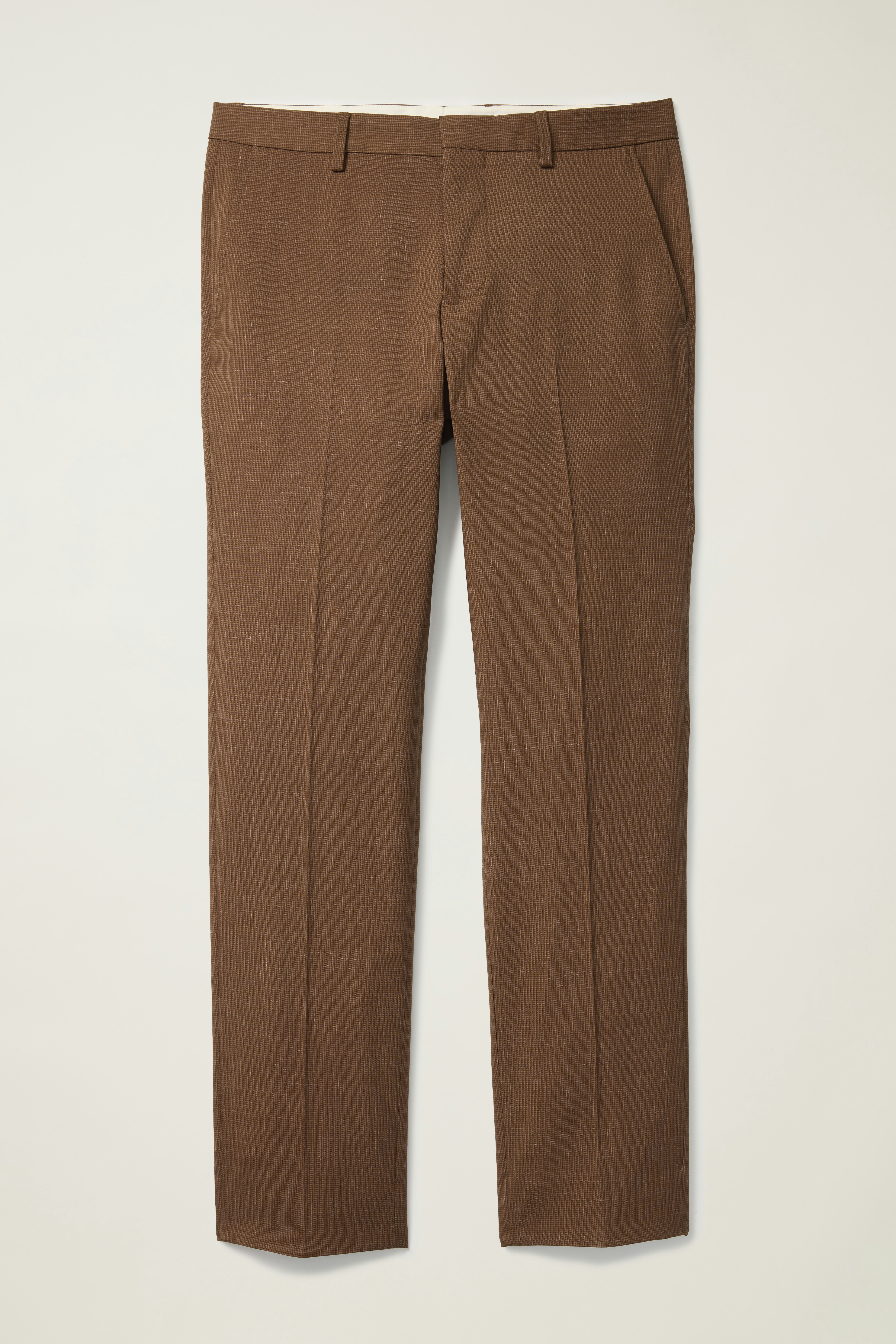 Jetsetter Italian Wool Dress Pant rust houndstooth