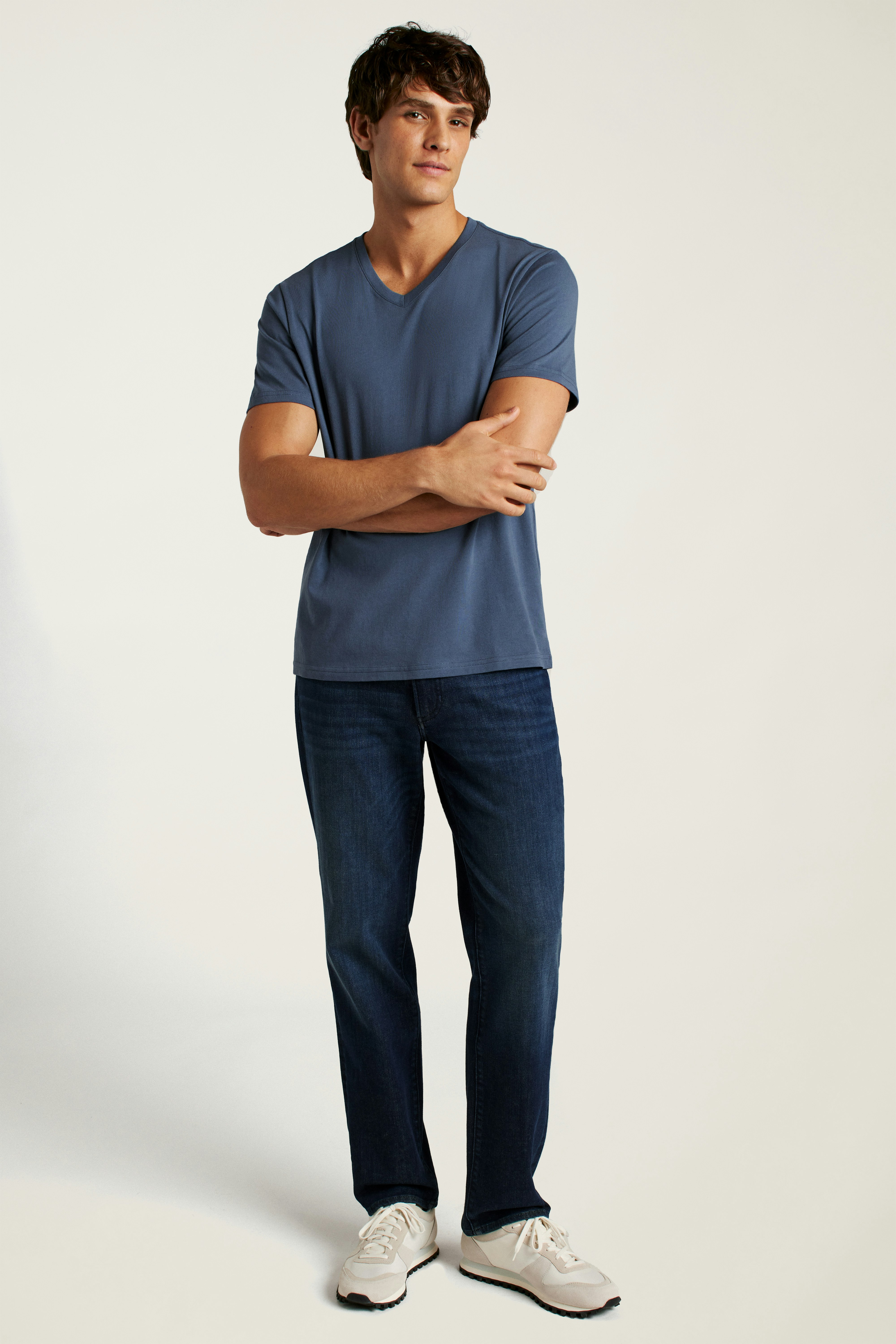 Forever Soft Cotton  V-Neck Tee bright navy