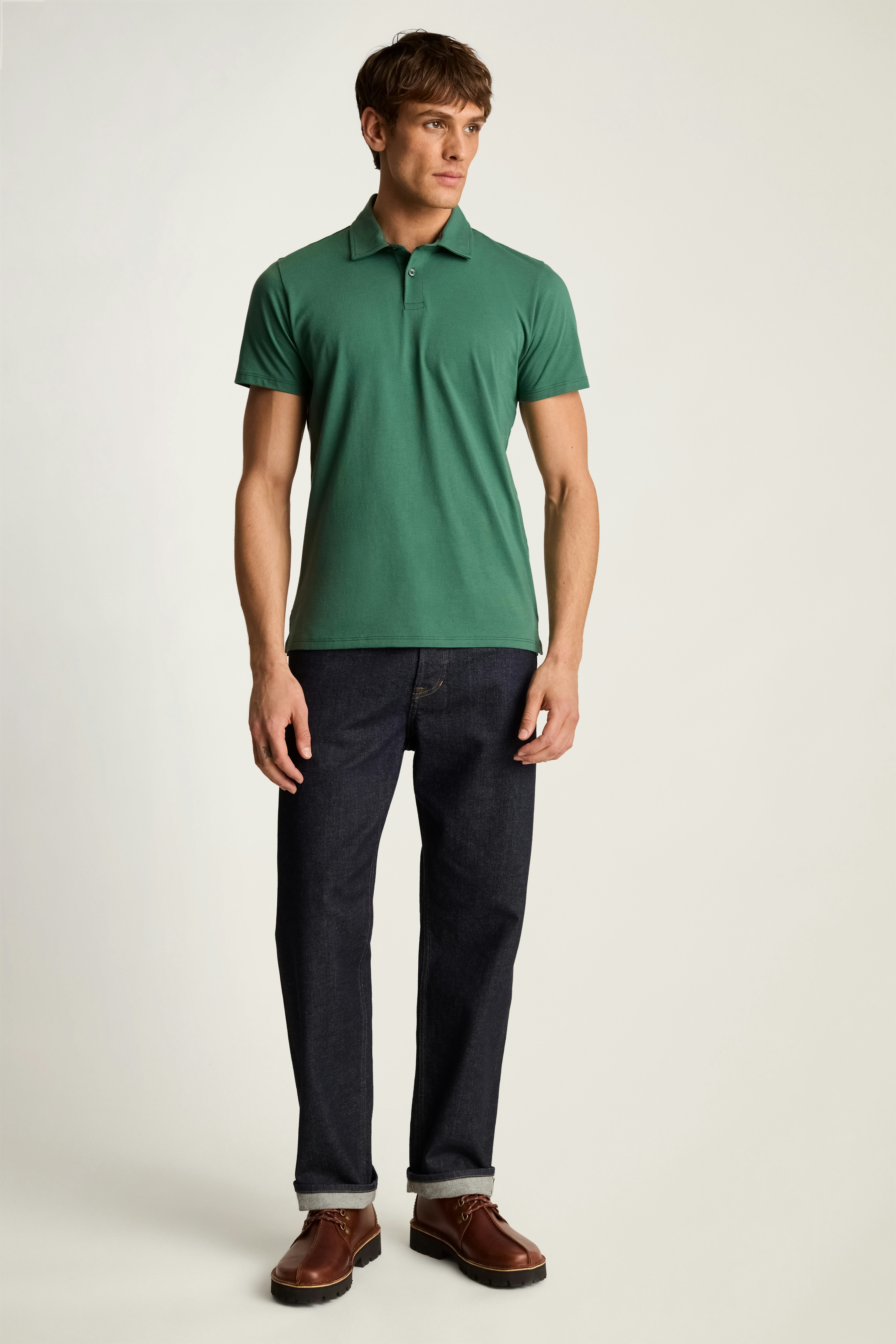 Pima Performance Polo medium green