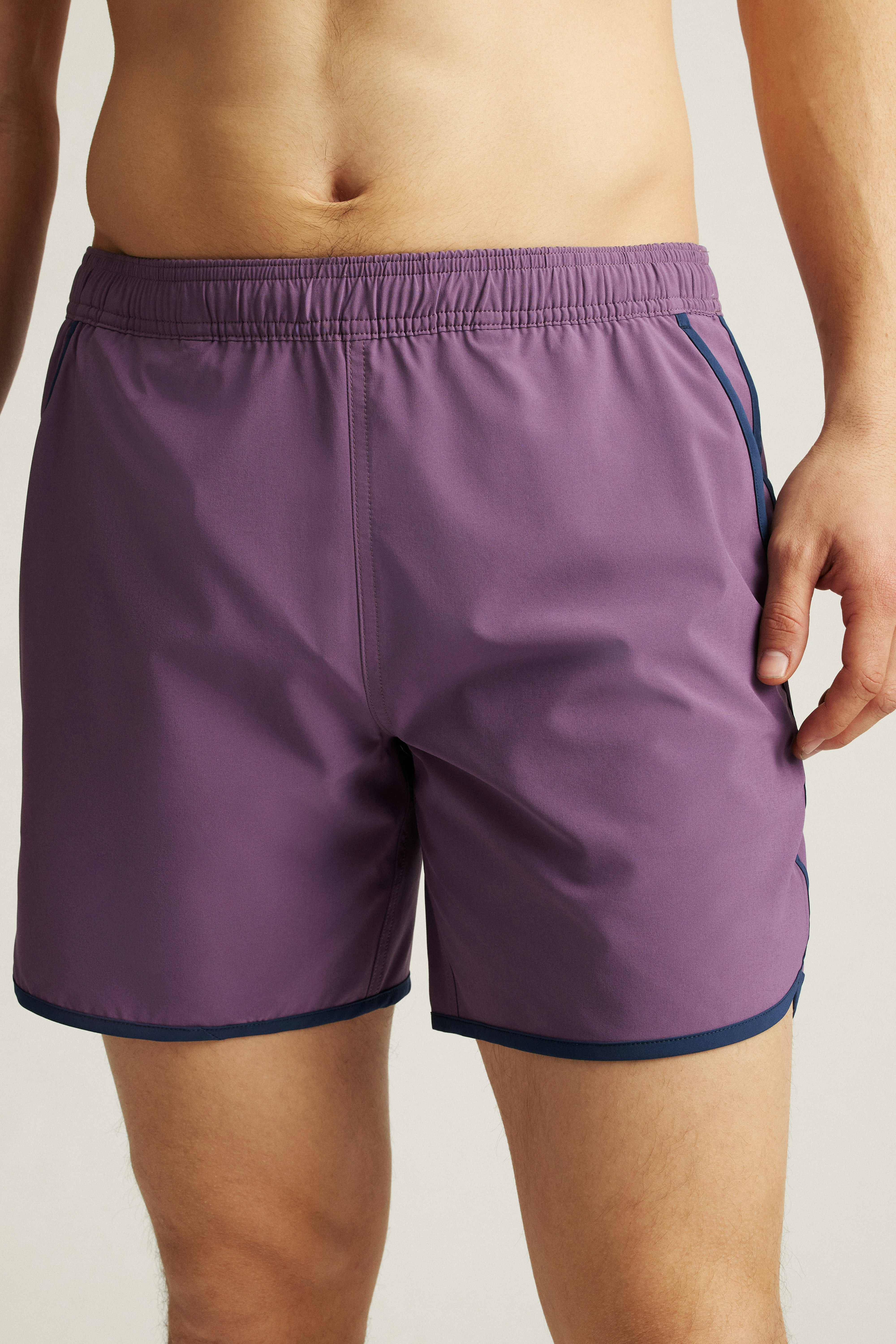 Throwback Swim Trunks grape jam