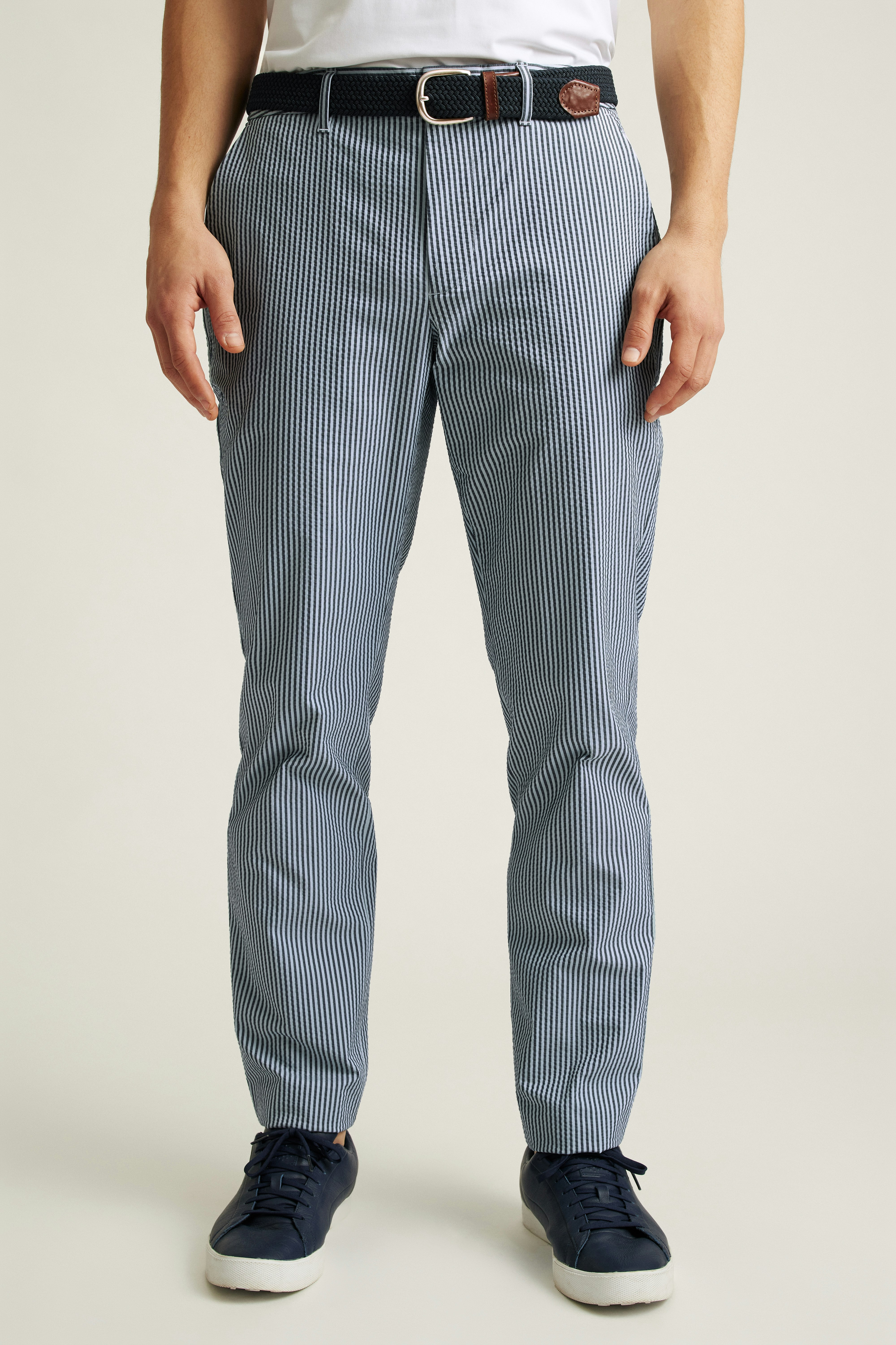 Performance Seersucker Golf Pant bluesy stripe