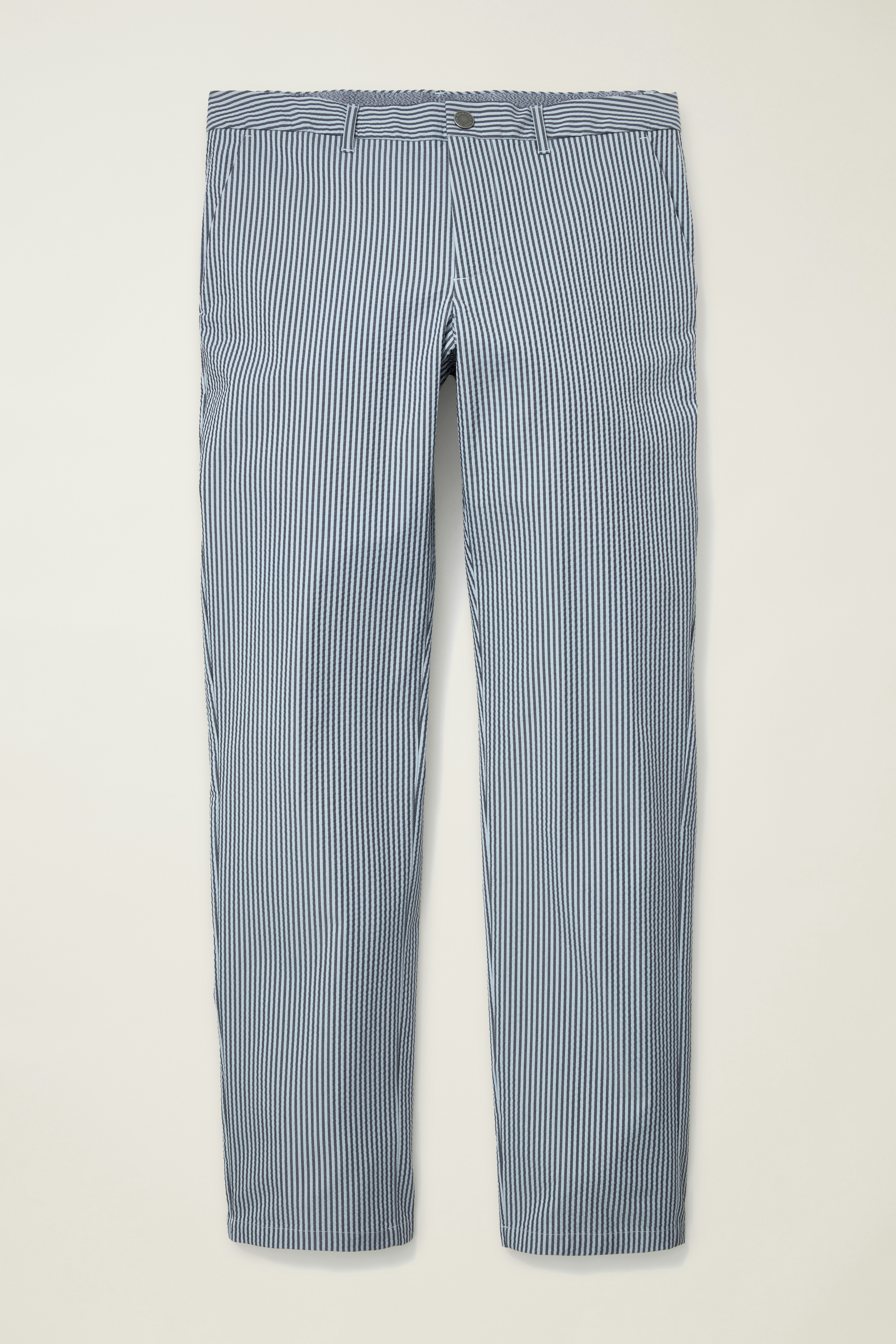 Performance Seersucker Golf Pant bluesy stripe