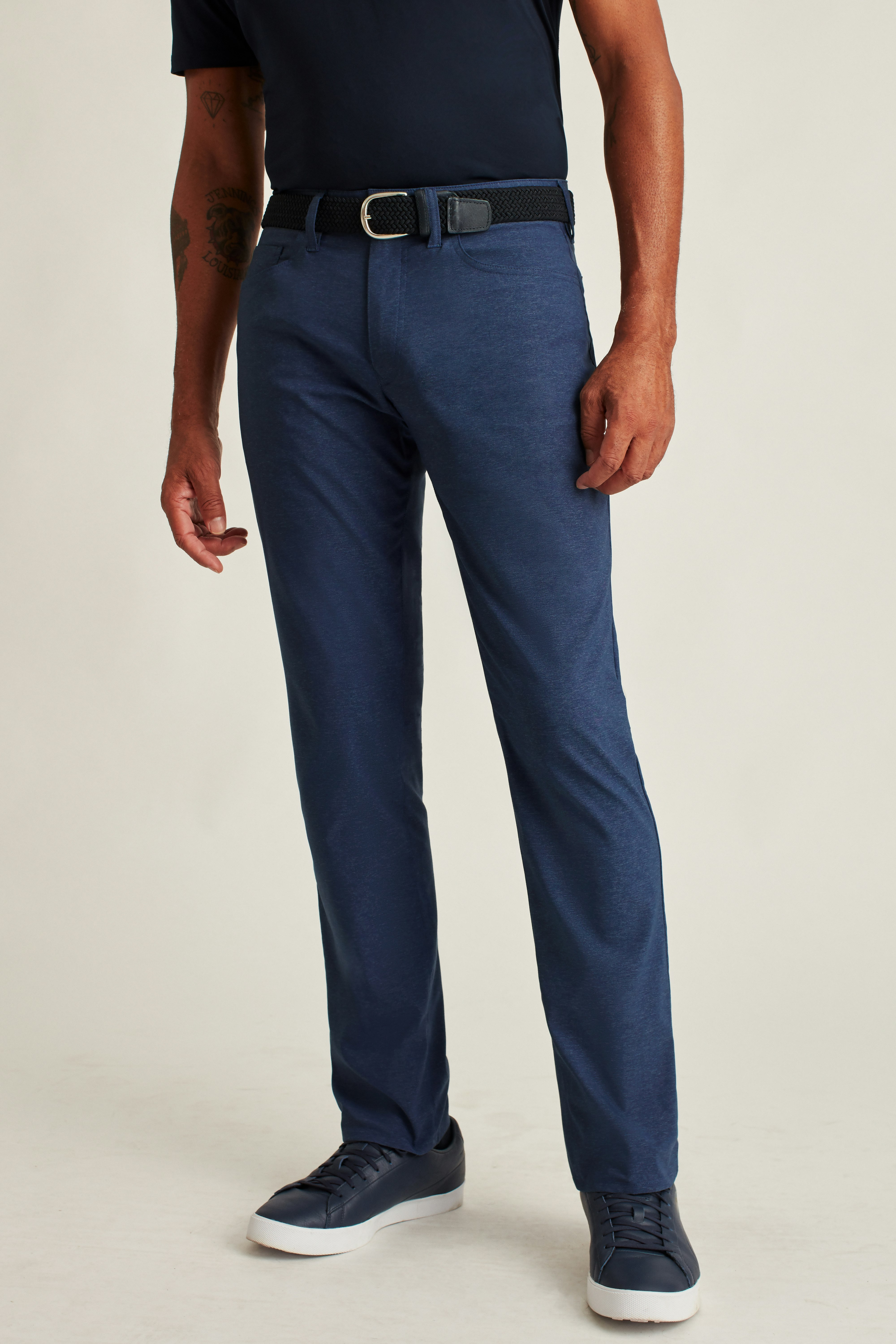 Lightweight 5-Pocket Golf Pant heather navy