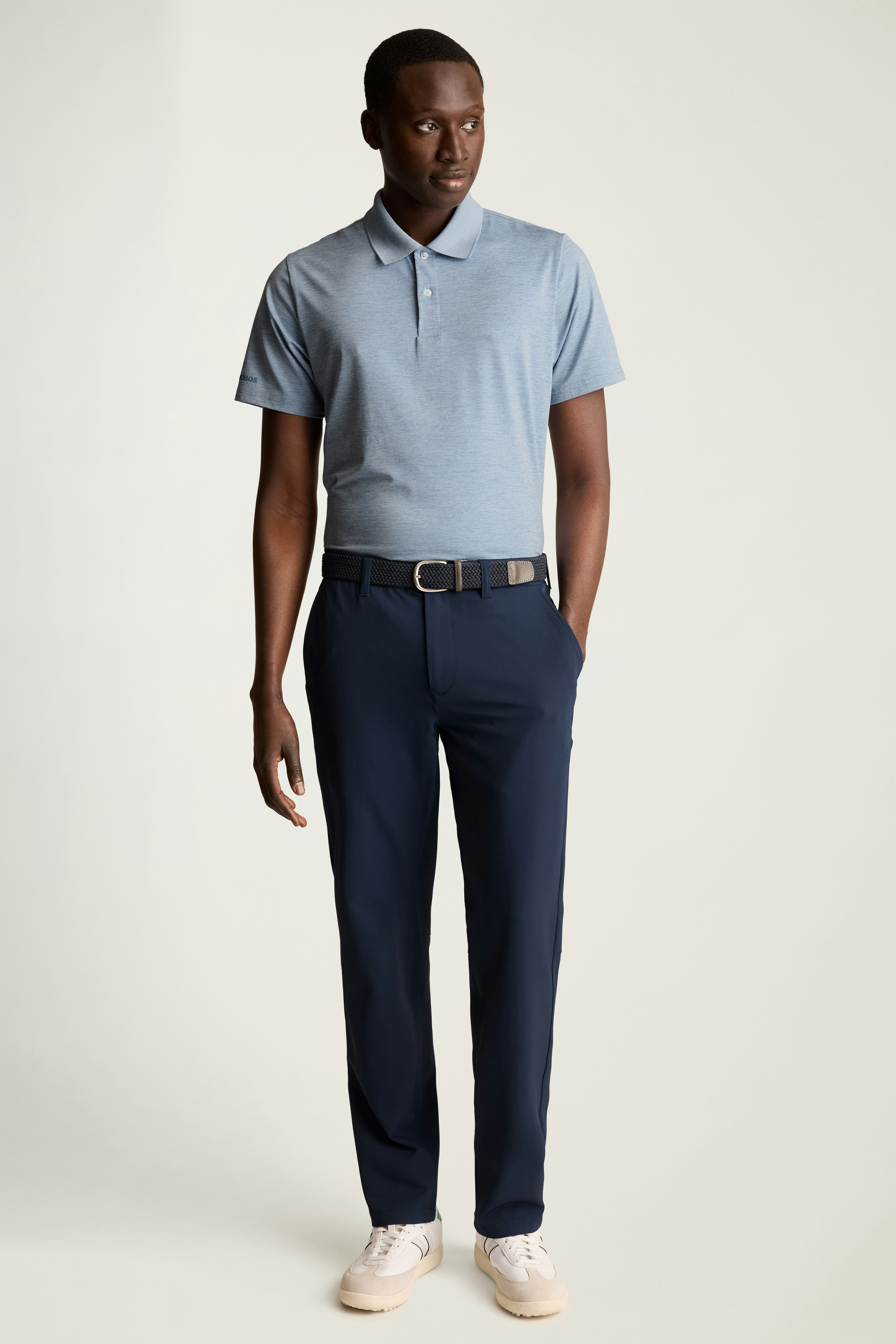 Performance Golf Polo heather light blue