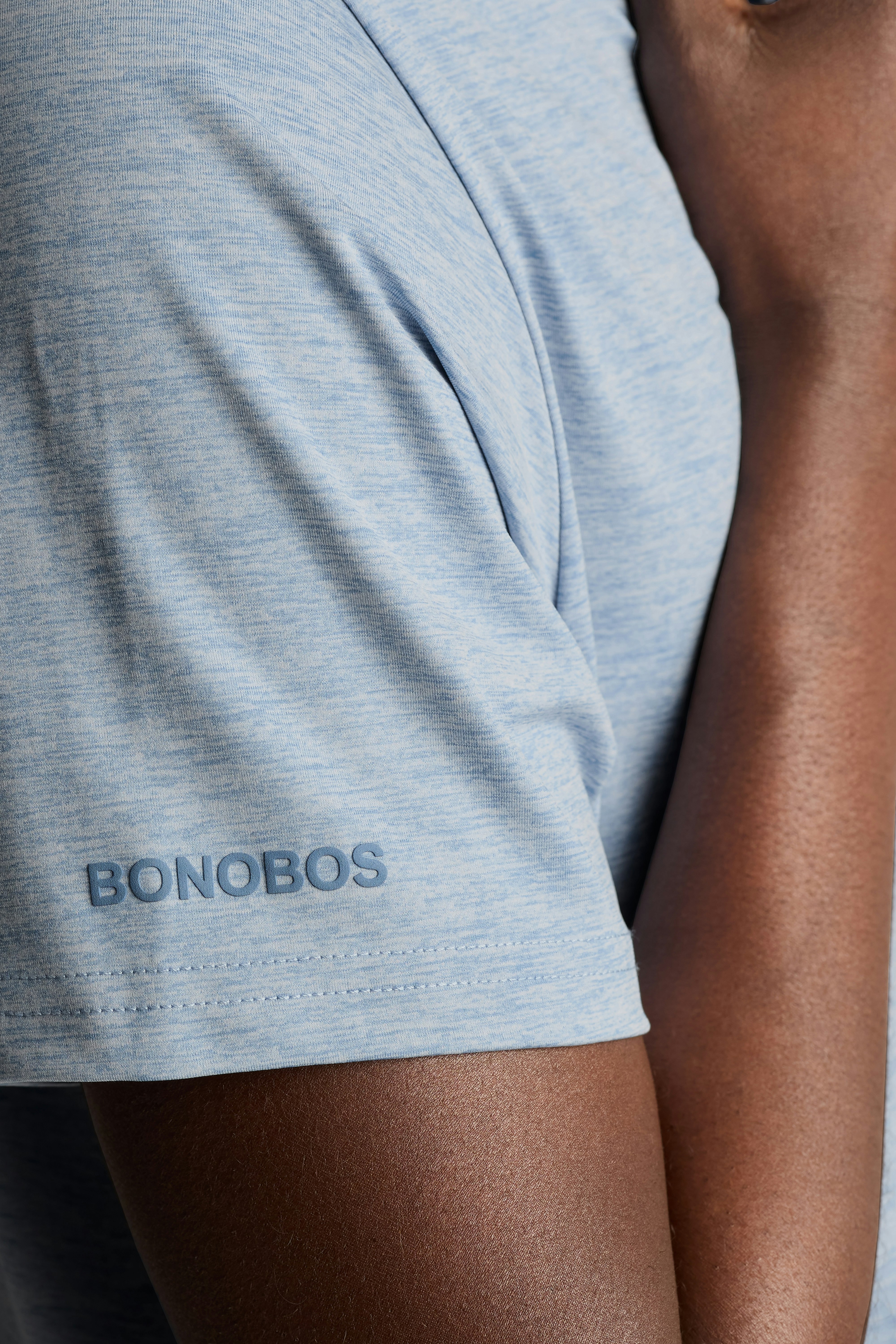 Performance Golf Polo heather light blue