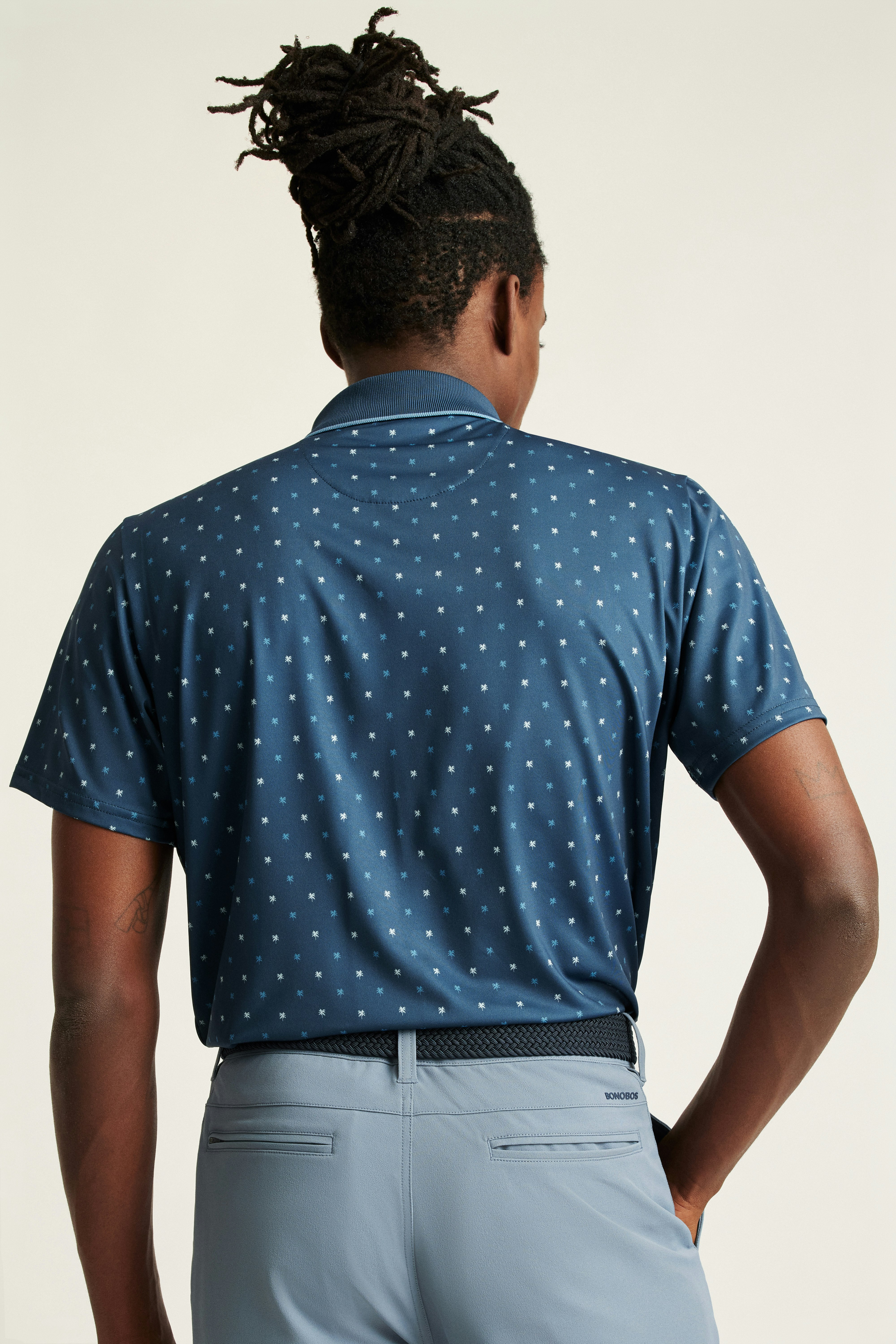 Performance Golf Polo navy friend of a frond 4 Performance Golf Polo navy friend of a frond