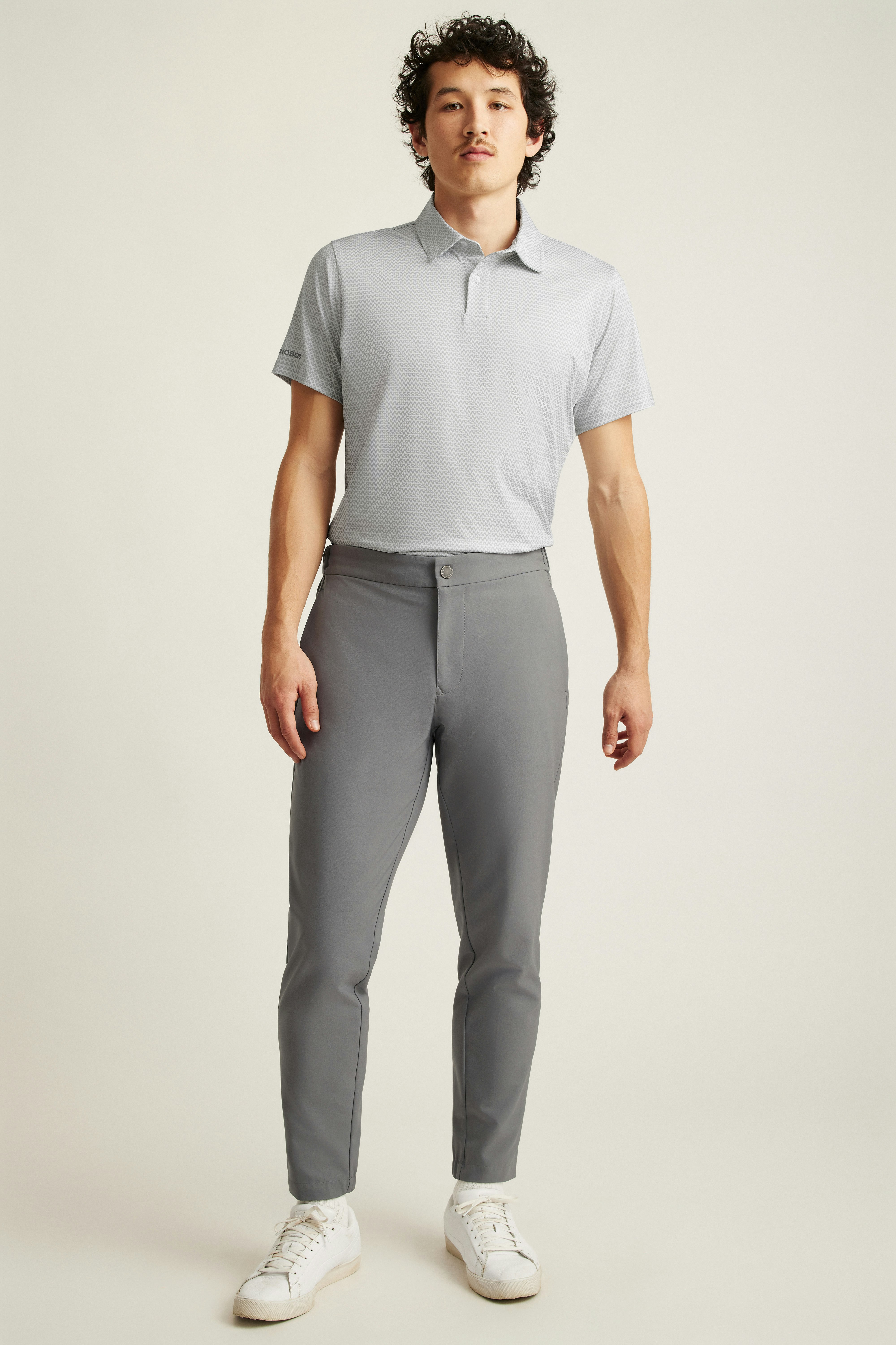 Performance Golf Polo grey golf flag geo 1 Performance Golf Polo grey golf flag geo